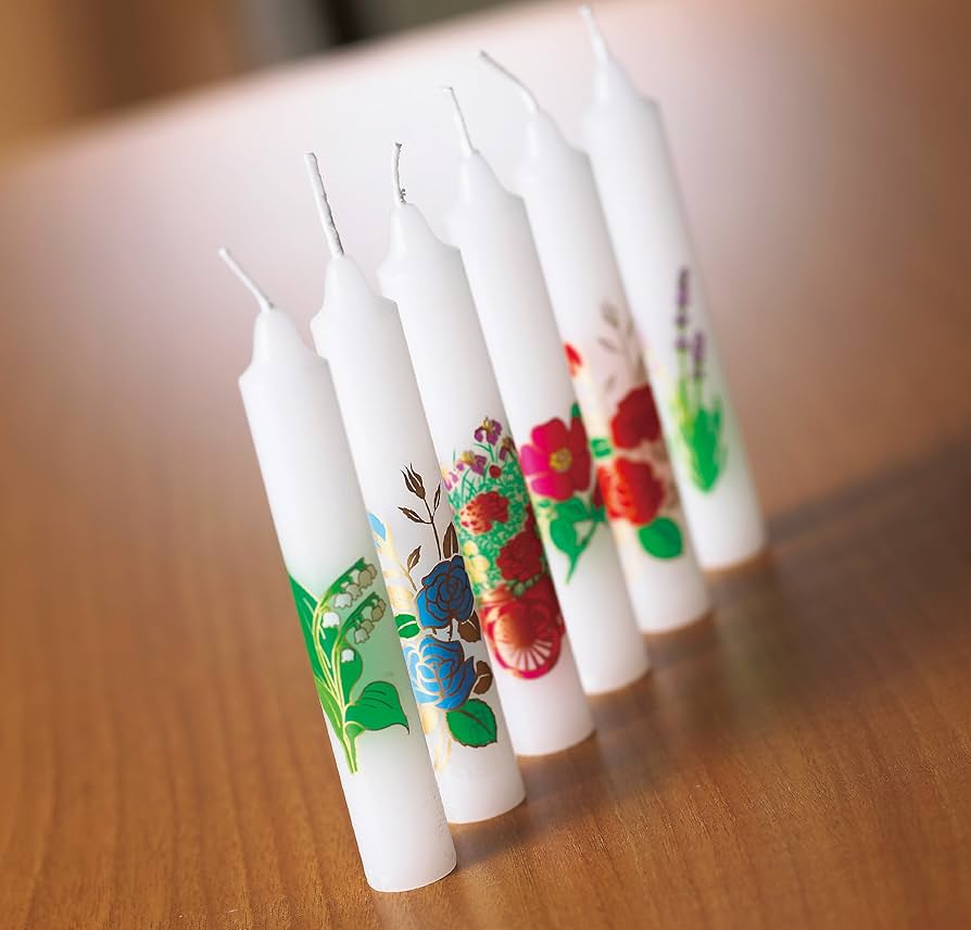 Amazon.co.jp: マルエス 花の灯明 5吋 菊 6本入り : ホーム