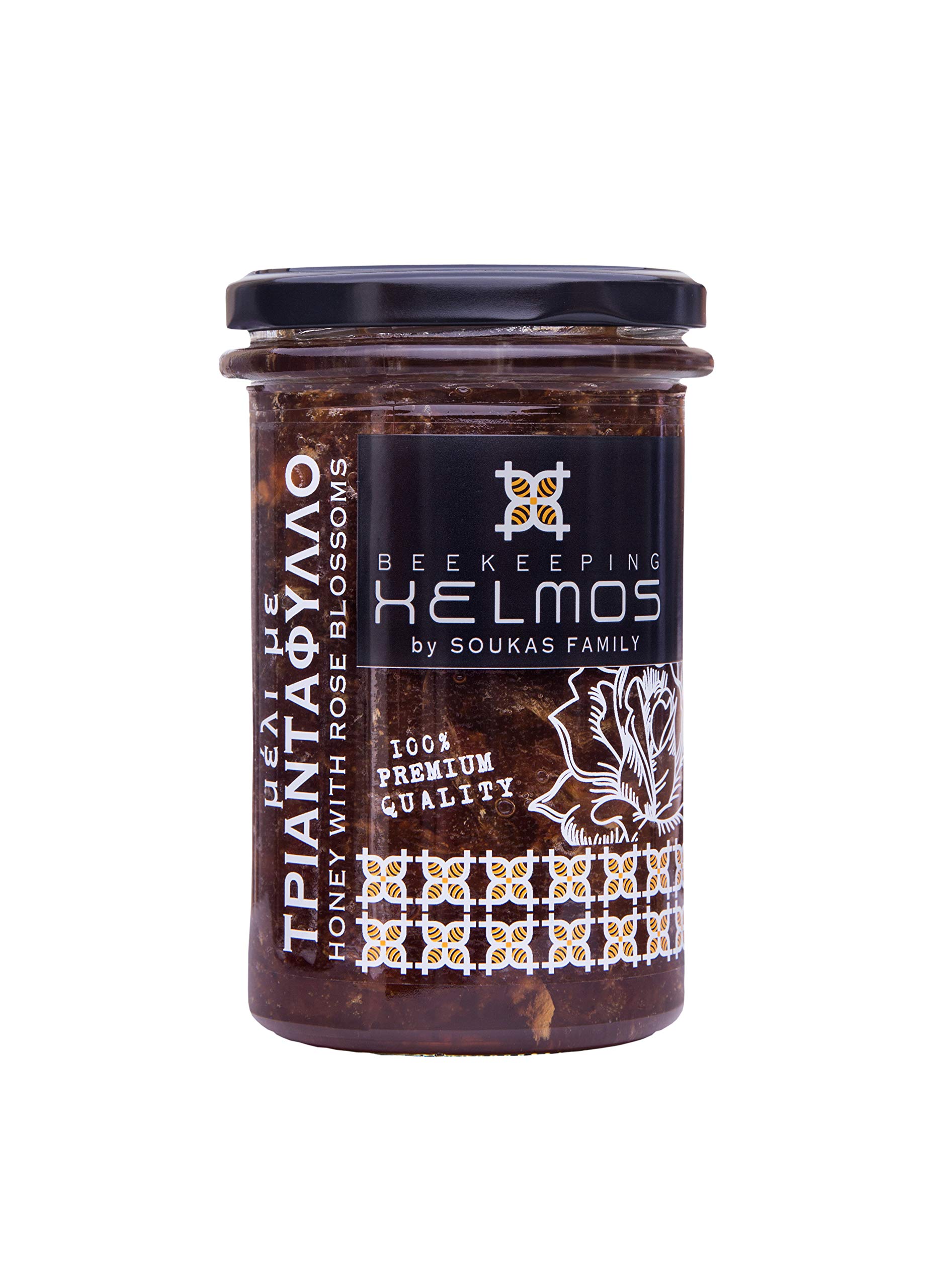 Helmos Greek Honey with Rose Blossoms 380g – Floral Specialty Honey