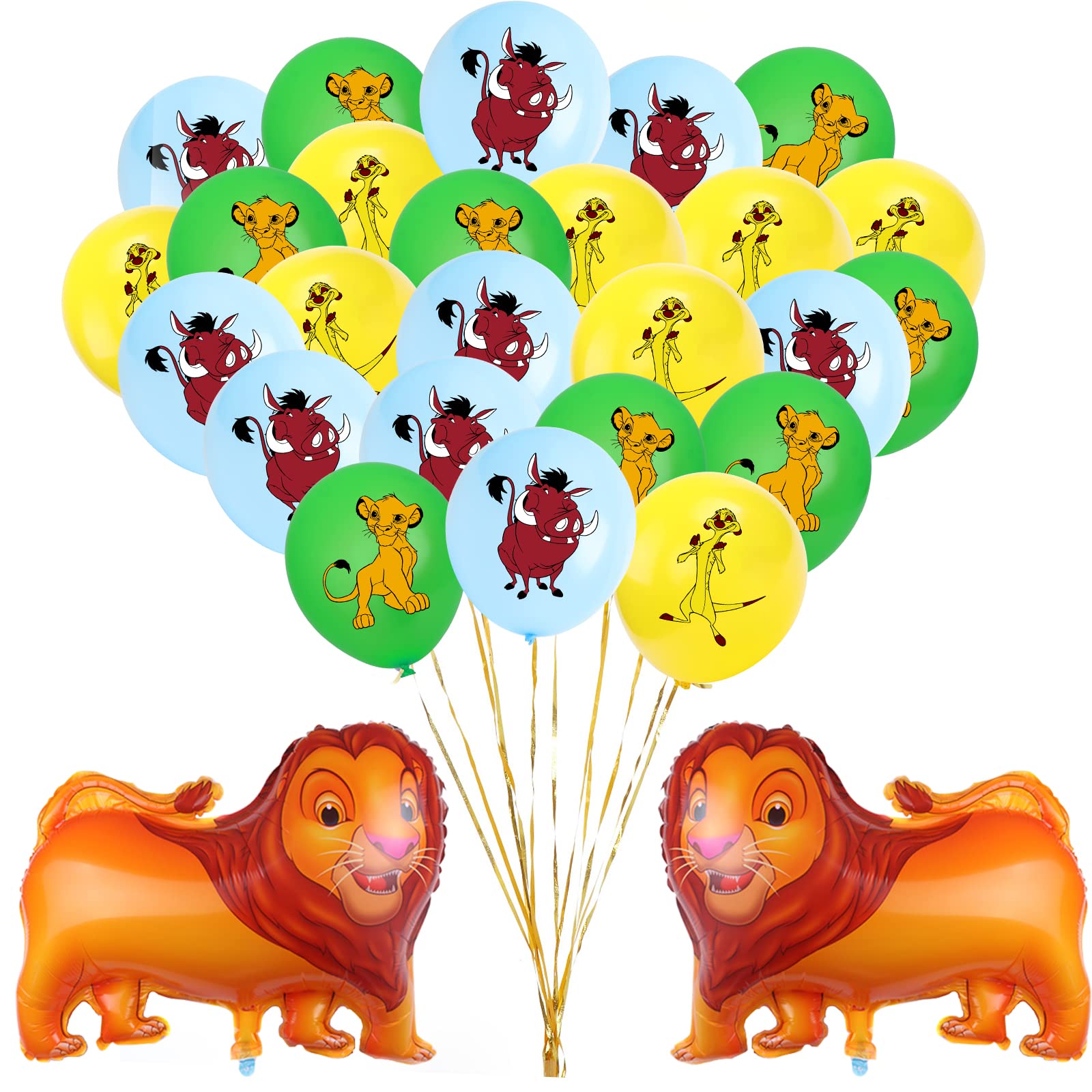 Birthday Balloons Party Decoration The Lion King Theme Foil Balloons ...