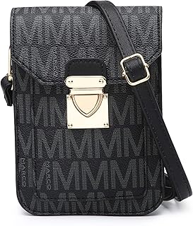 MKP Women Fashion Signature Lightweight Cute Small Crossbody Bags Cell Phone Purse Wallet Shoulder Bag With Snap Closure