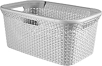 Vista 1 de CURVER Style Laundry - Cesta rectangular (45 litros), color gris