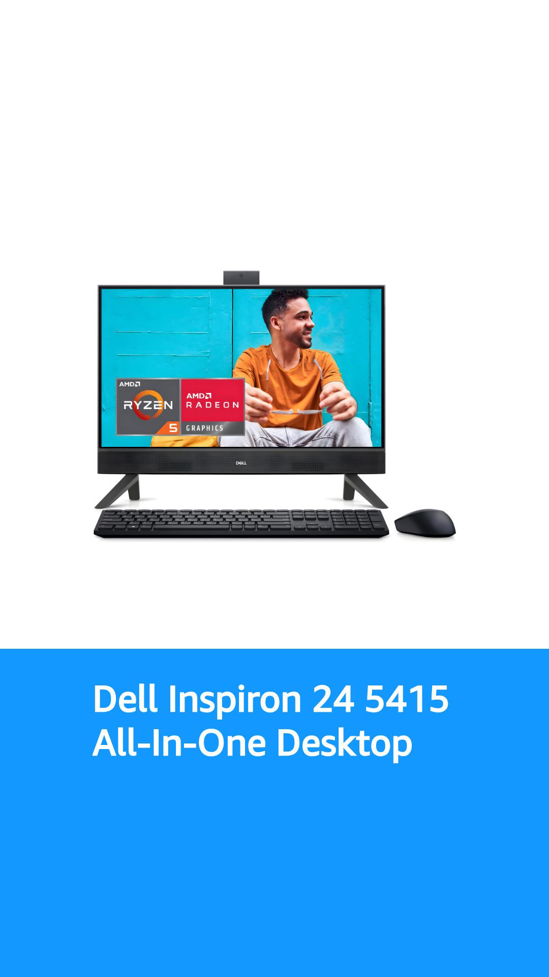 Dell Inspiron 24 5415 All in One Desktop - 23.8-inch FHD
