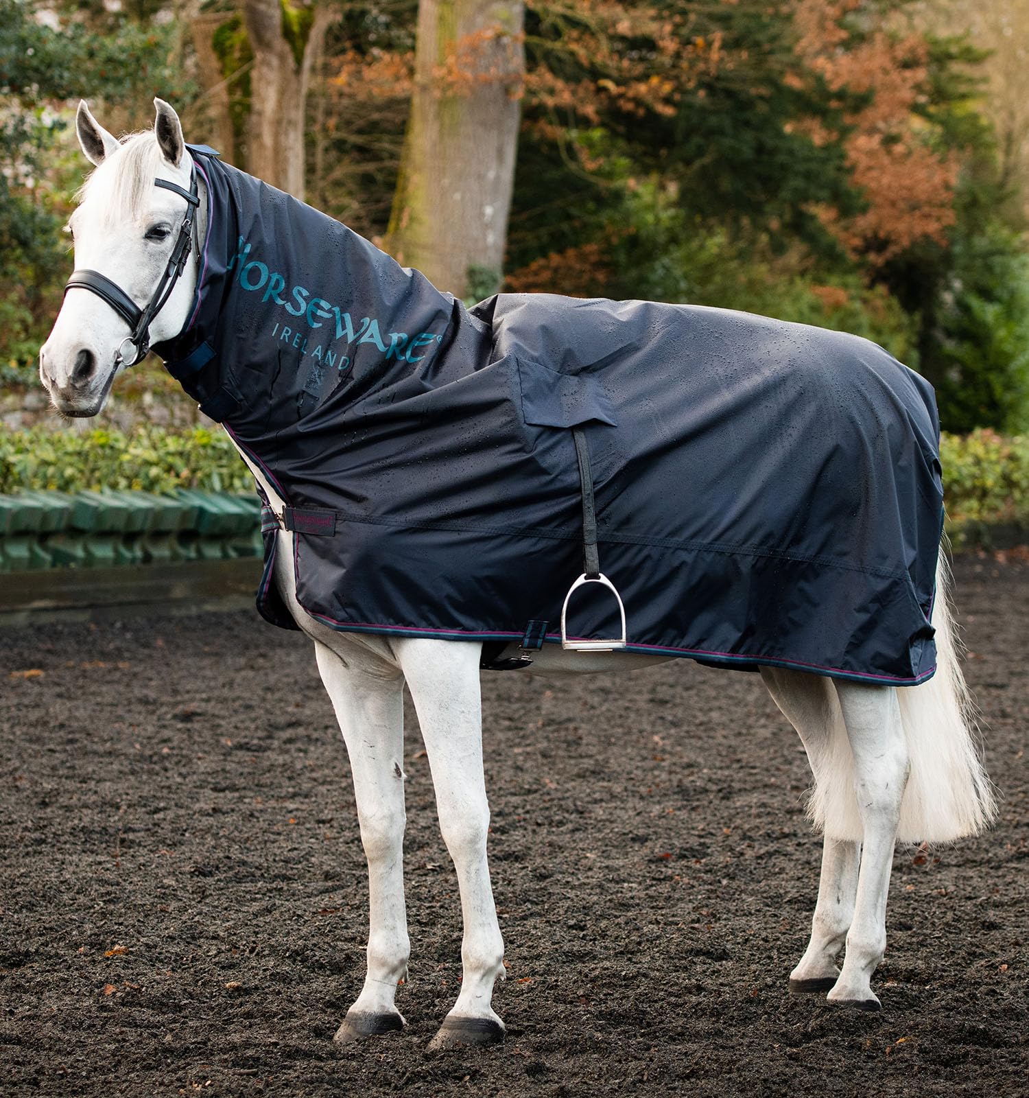 Horseware Manta para Caballos de Exterior con cubrecuello Rambo Mack In a Sack