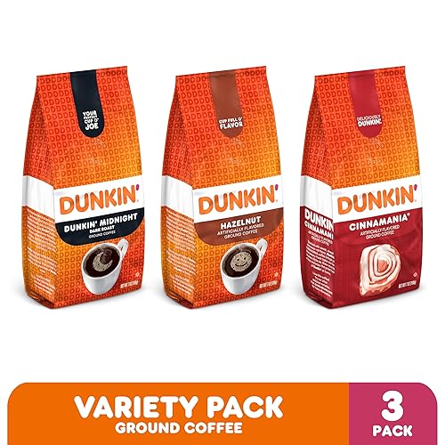 Vista 64 de Dunkin' - Café molido Caramel Me Crazy con sabor a caramelo, 11 onzas