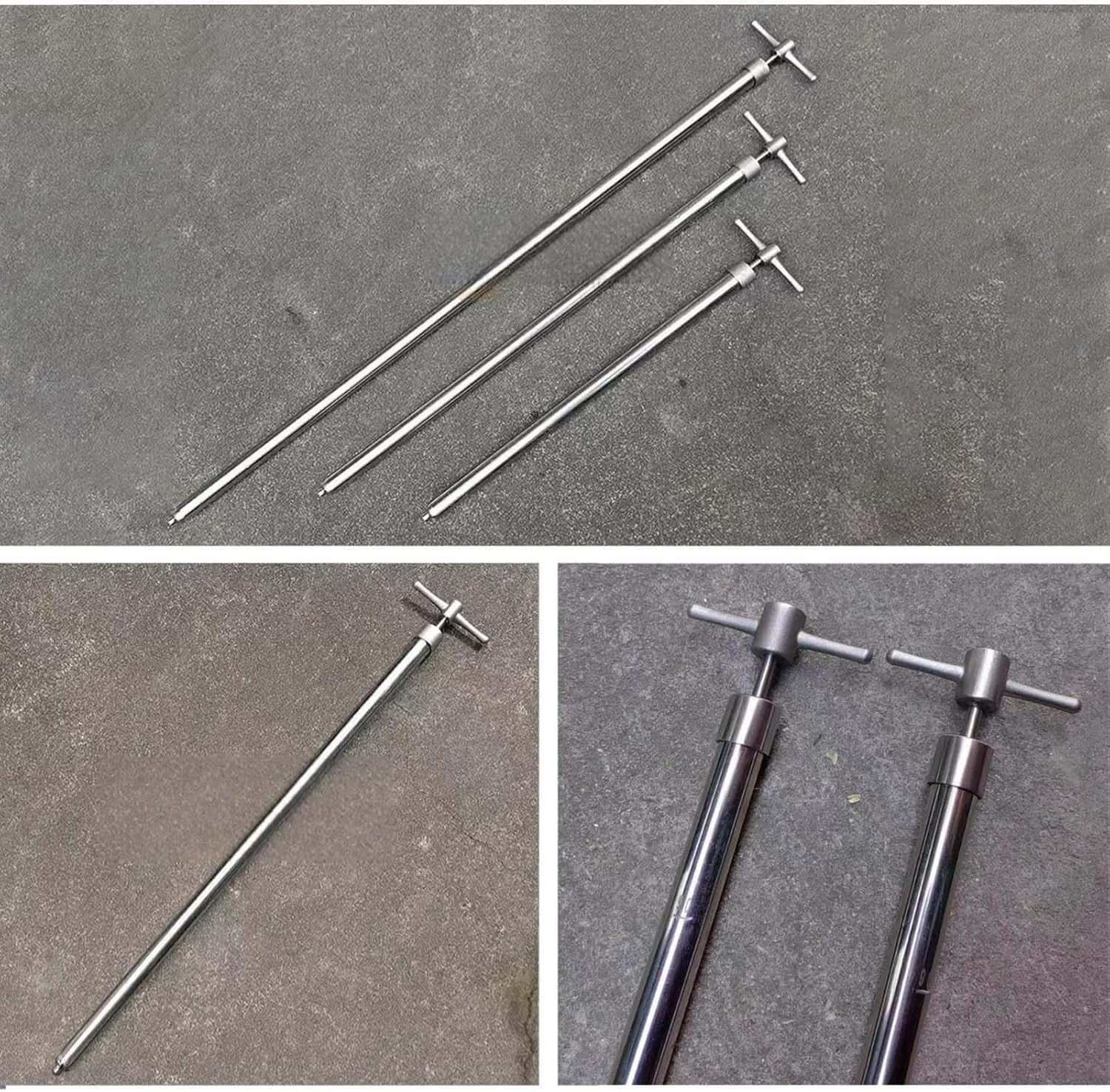 Flüssigkeitsprobenehmer aus Edelstahl, herausziehbarer Wasserdieb, viskose Flüssigkeits-Probenahmesonde für Labor und Industrie, 100 cm Länge