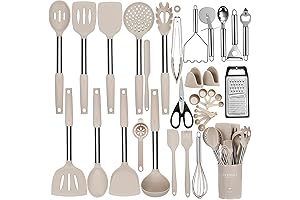 Khaki Kitchen Essentials: The NCUE Utensil Set for the Heart of Your Home