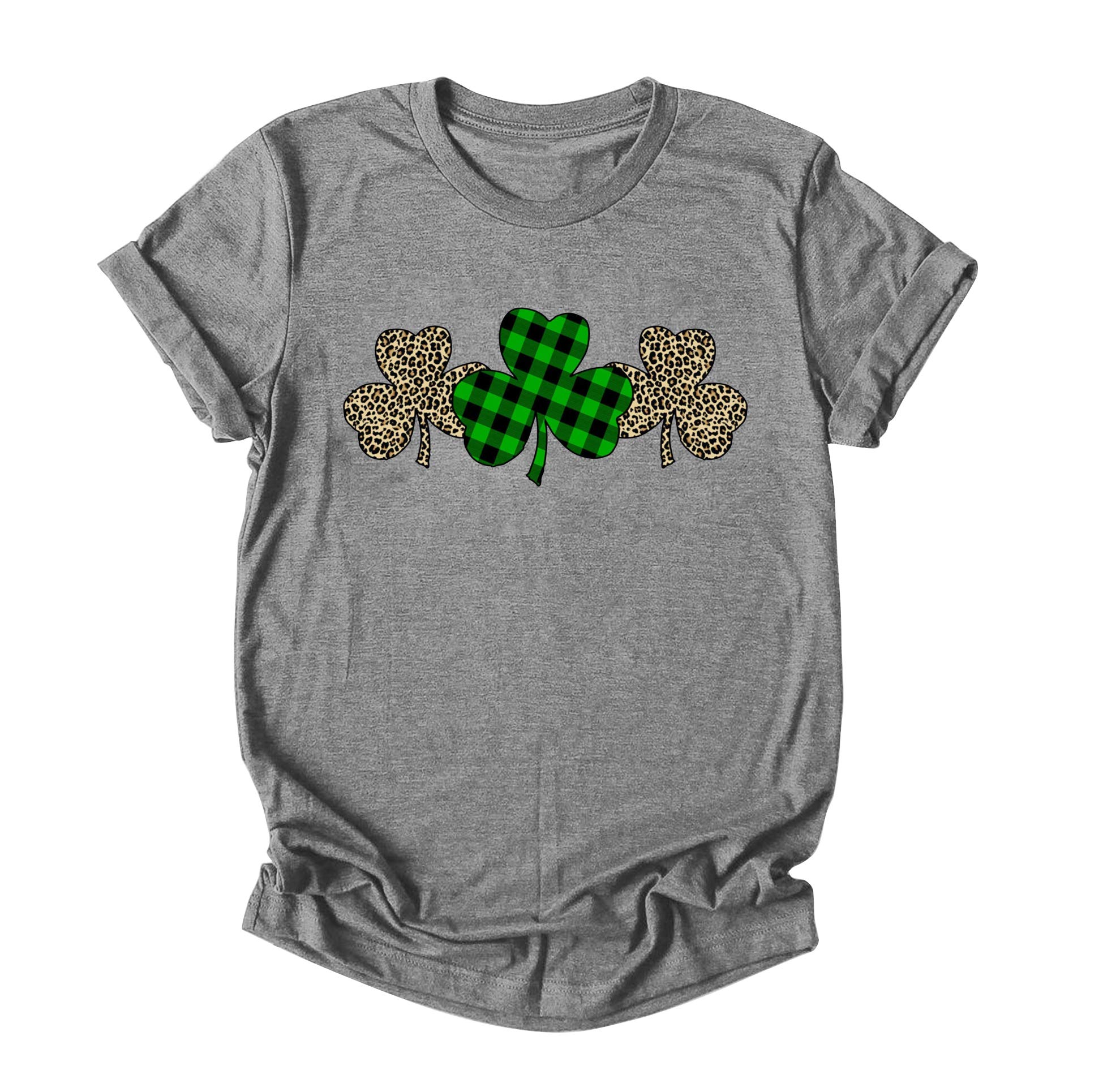 TuwbueSt Patricks Day Shirt Women Lucky Irish Shamrock Paddy's Day Clothes Top