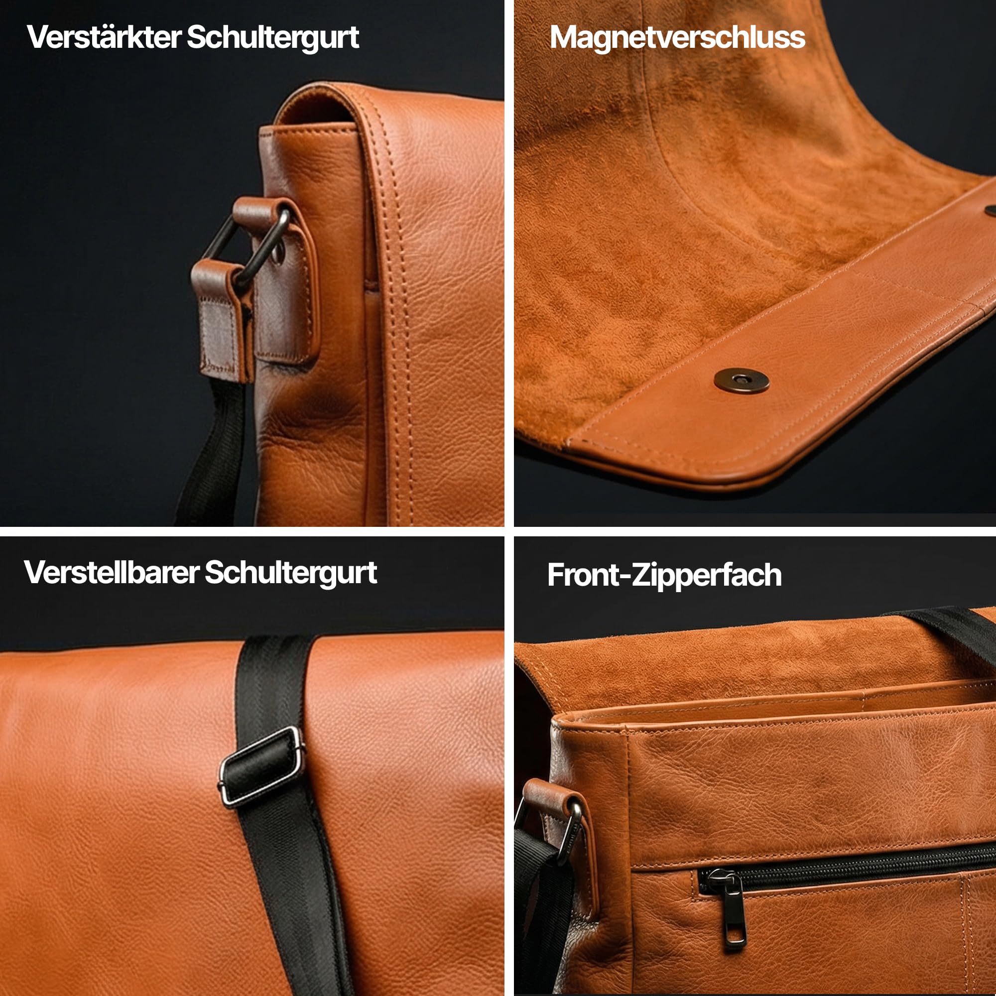 Crone Hamburg Herren Aktentasche Leder Laptoptasche Echtleder | Echtleder, Aktentasche, Laptopfach, Umhängetasche, Business