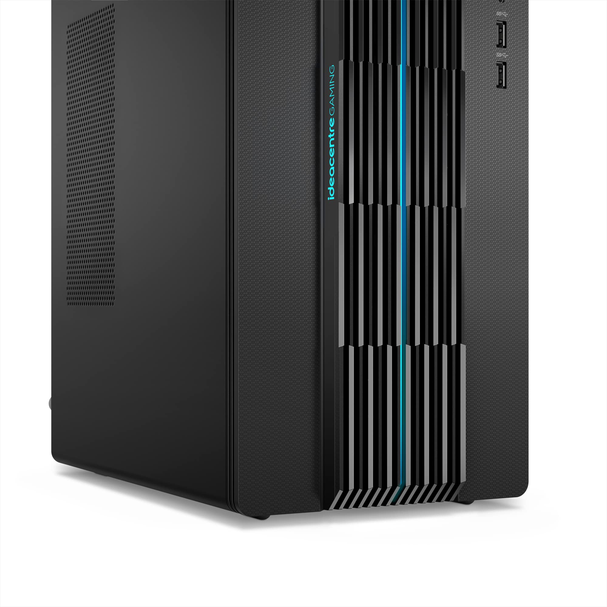 Lenovo Ideacentre Gaming 5 17ACN7 - Ordinateur de Bureau (AMD Ryzen 5 5600G, 8Go RAM, 512Go SSD, NVIDIA GeForce RTX 3050-8Go, Windows 11 Home) Clavier AZERTY (Français) et Souris USB - Noir