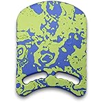 Junior Kickboard Buoy for Youth Children & Toddlers Swimming Aid & Exercise Training Board for Kids to Learn to Swim with Kick Boards in Pool BPA Free (Tie-dye Blue/Yellow)