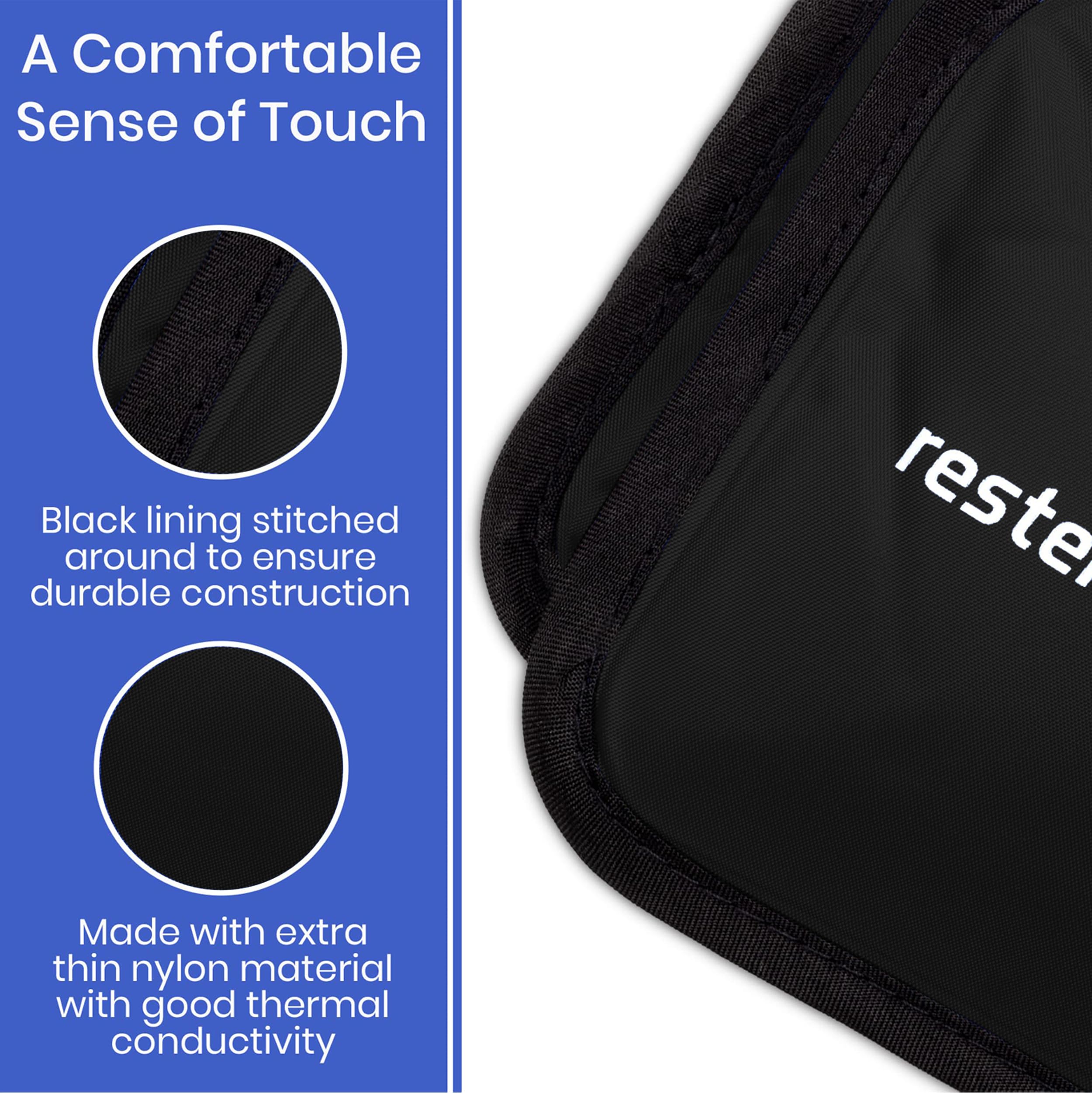 Rester's Choice Bolsa de hielo reutilizable para lesiones (estándar grande: 11 x 14.5) para cadera, hombro, rodilla, espalda, compresa caliente y fría para hinchazón, moretones, cirugía, terapia de
