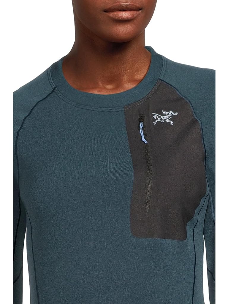 Blue Arc'teryx Kyanite Baselayer Crew