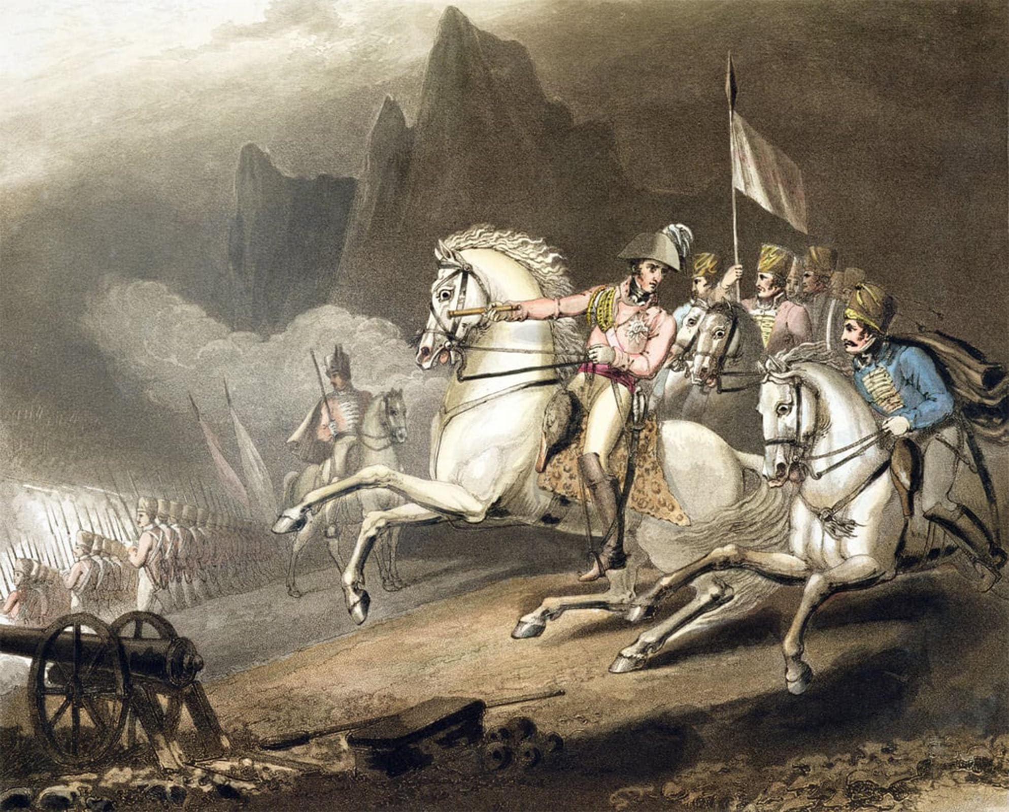 ARTXLXXBN Famous Painting Canvas Artwork Graffiti Print Pyrenees Th July Fromby Richard Westall Portrait Canvas Image for Home Decor 60x90cm