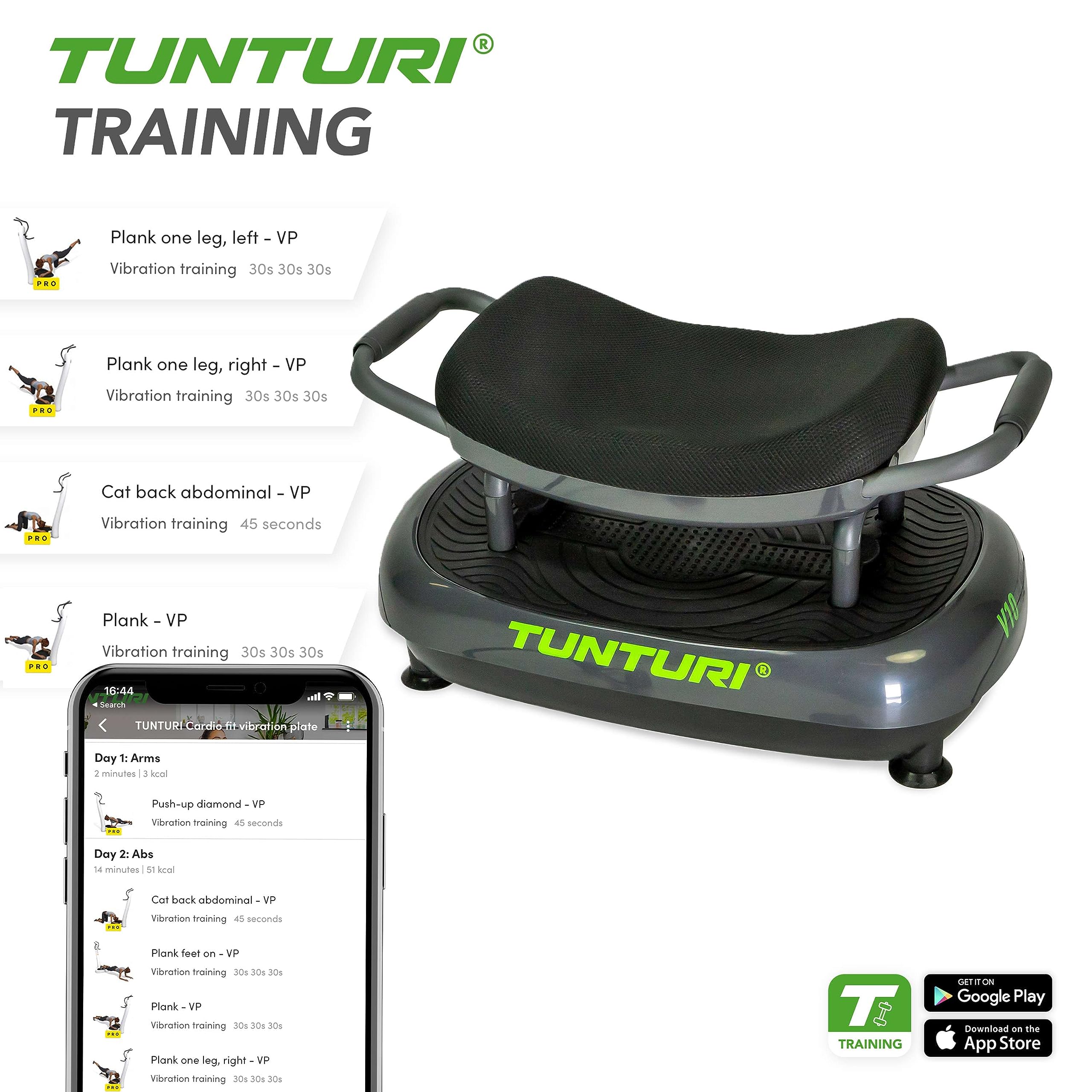 Tunturi Vibrationsplatte Cardio Fit V10 / V20 mit Schwingungen Under / oder Vibration