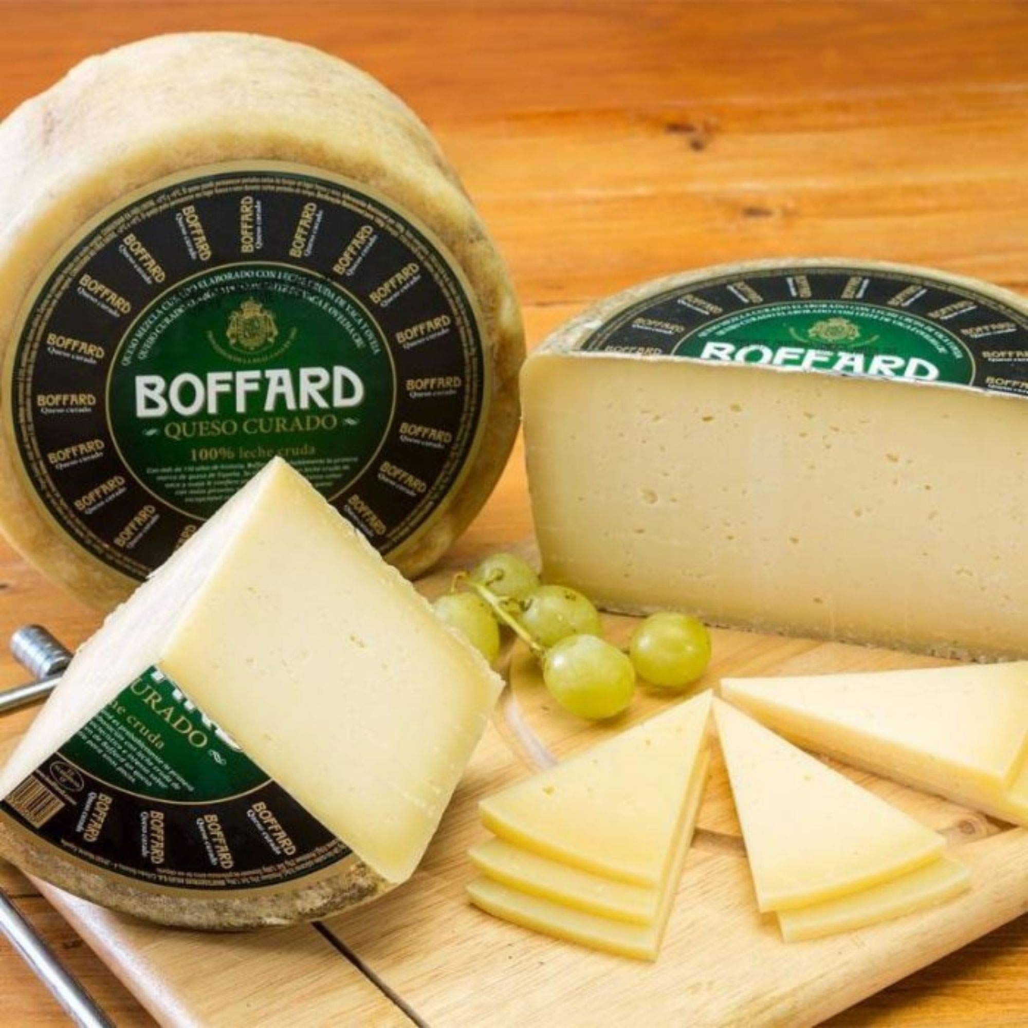 Queso Curado Boffard Artesano - Queso Boffard elaborado con leche cruda de Oveja y Vaca Peso Aproximado 3 Kilos - Incluye Membrillo Artesano TDW