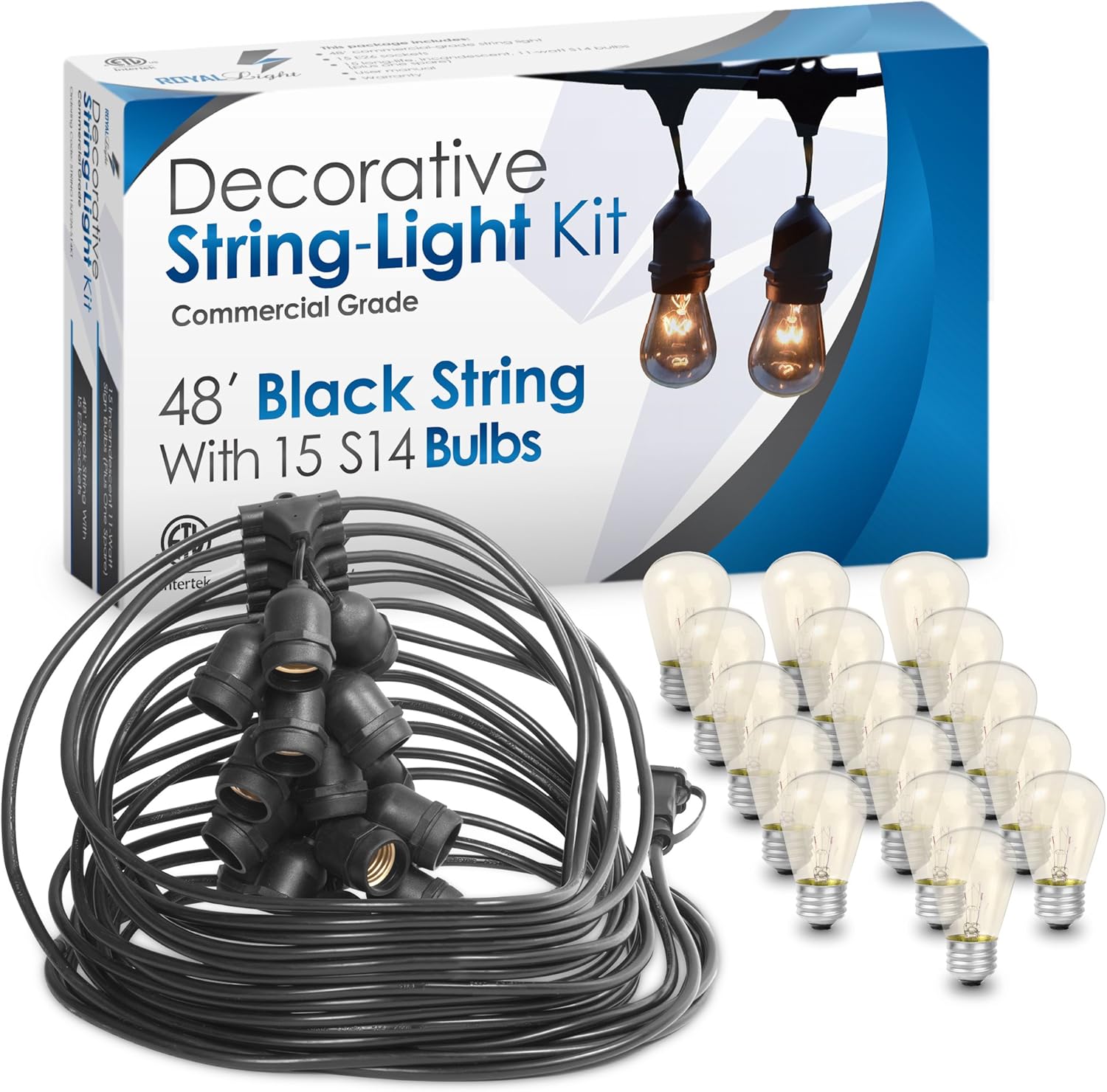 Promo Discount Up To 70% Off RZSAIDA Light Outdoor String Lights 48 ft Thick Bulb with Hanging Sockets Weatherproof Commercial Grade Bistro Backyard Market Patio Cafe Porch Garden Deck Gazebo Pergola Balcony Exterior Strand Limited Stock RZSAIDA Light Outdoor String Lights 48 ft Thick Bulb with Hanging Sockets Weatherproof Commercial Grade Bistro Backyard Market Patio Cafe Porch Garden Deck Gazebo Pergola Balcony Exterior Strand