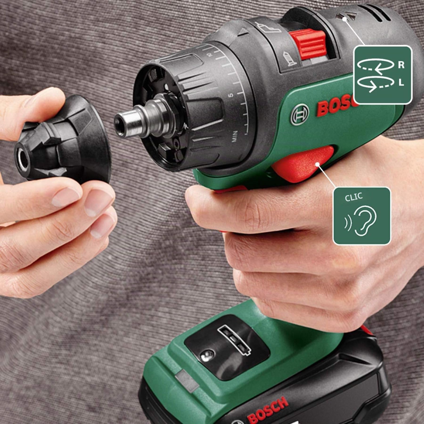 Bosch Taladro combinado AdvancedImpact 18 (sin batería, sistema de 18 V, en caja)