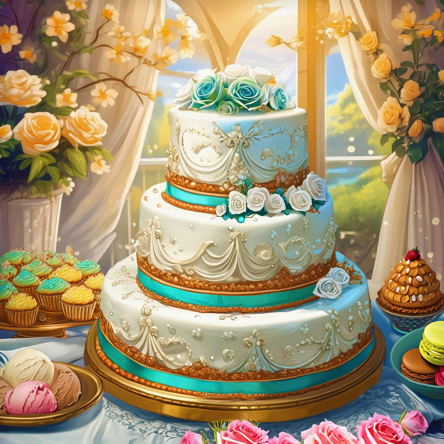 Amazon.com: Springbok's Wedding Cake 500 Piece Jigsaw Puzzle