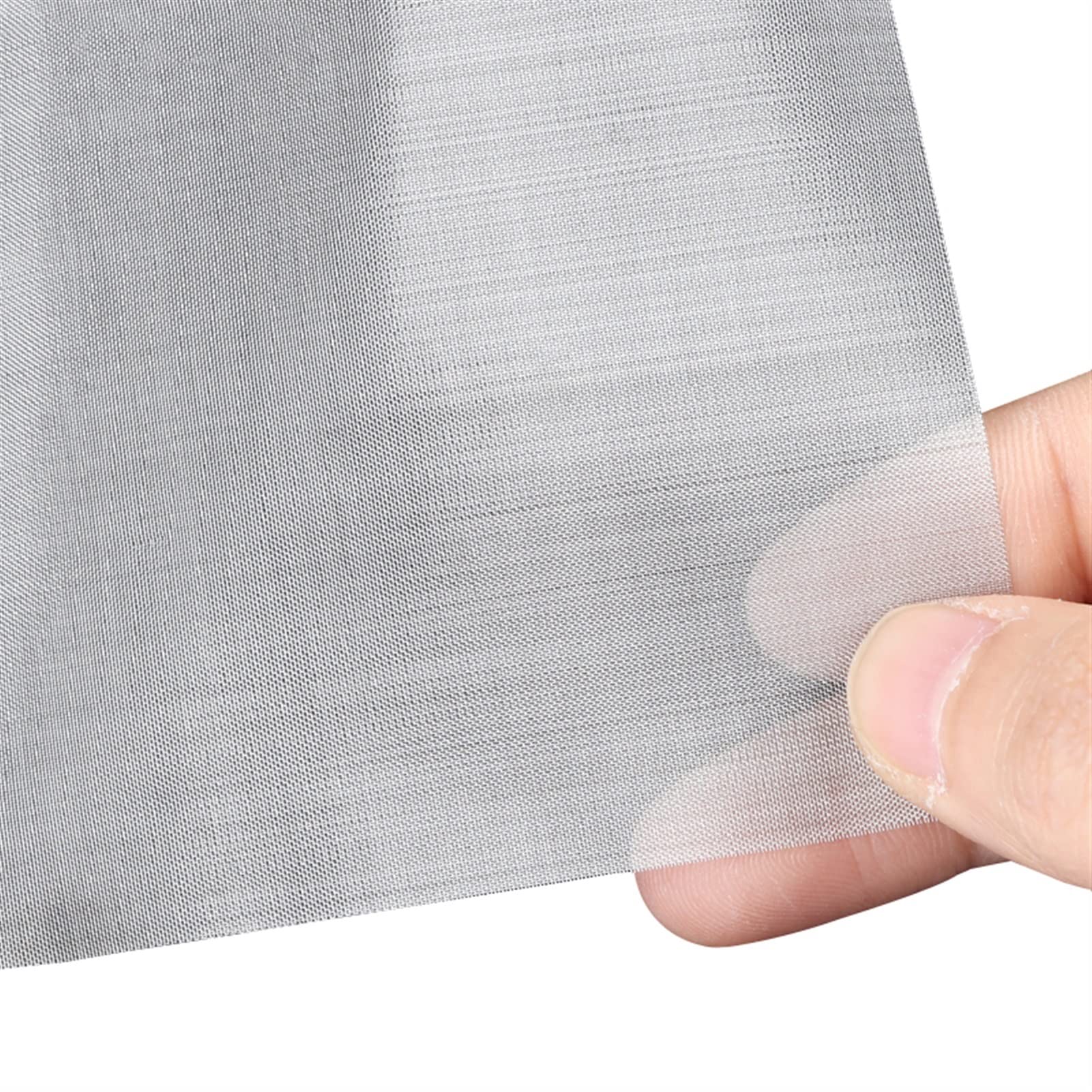IBOWZ Tissu de Treillis Métallique Maille Fine en Acier Inoxydable tissée 150 Mailles Filtre écran Feuille résistant à la Corrosion pour la Maison, la Cuisine
