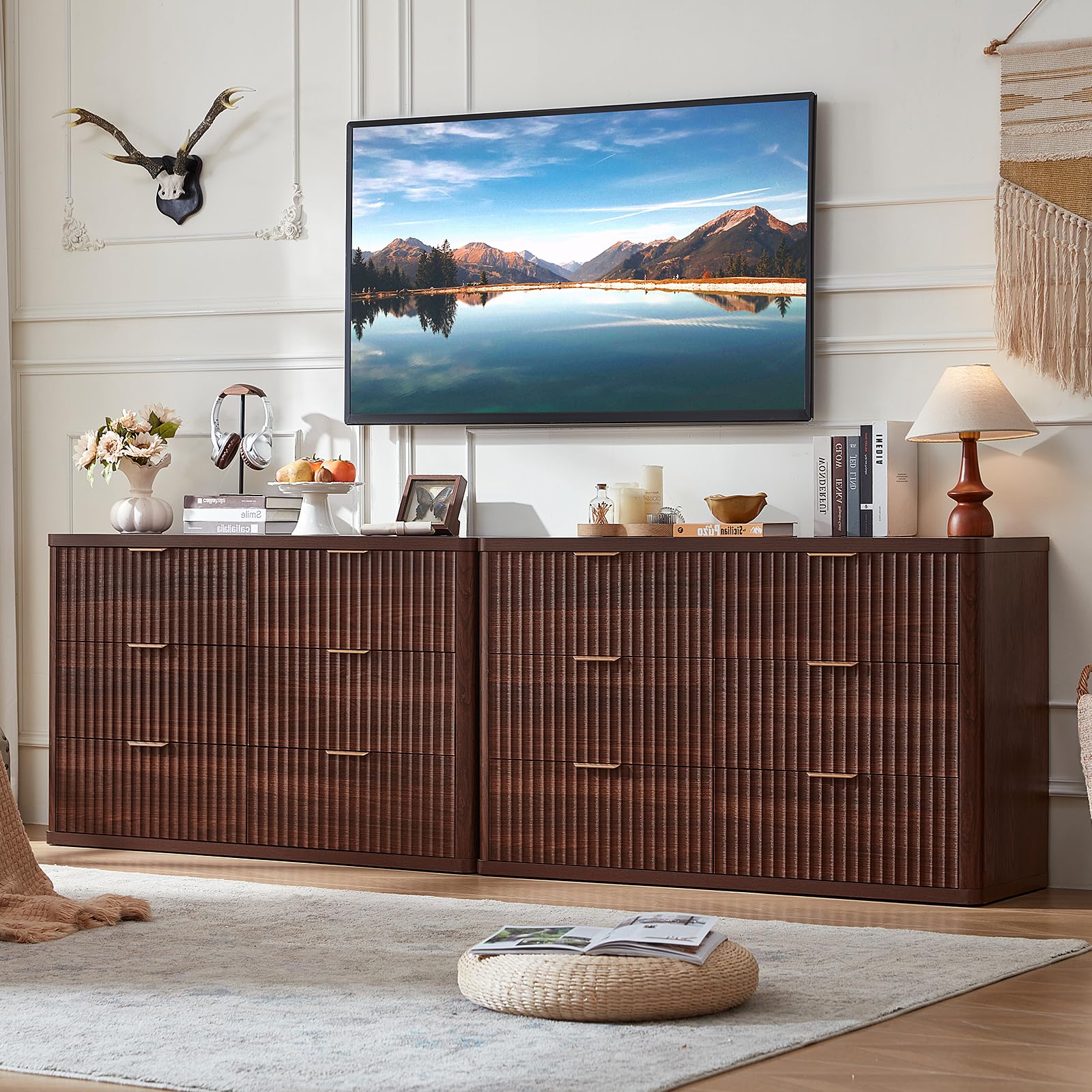LEYAOYAO Fluted Dresser Set