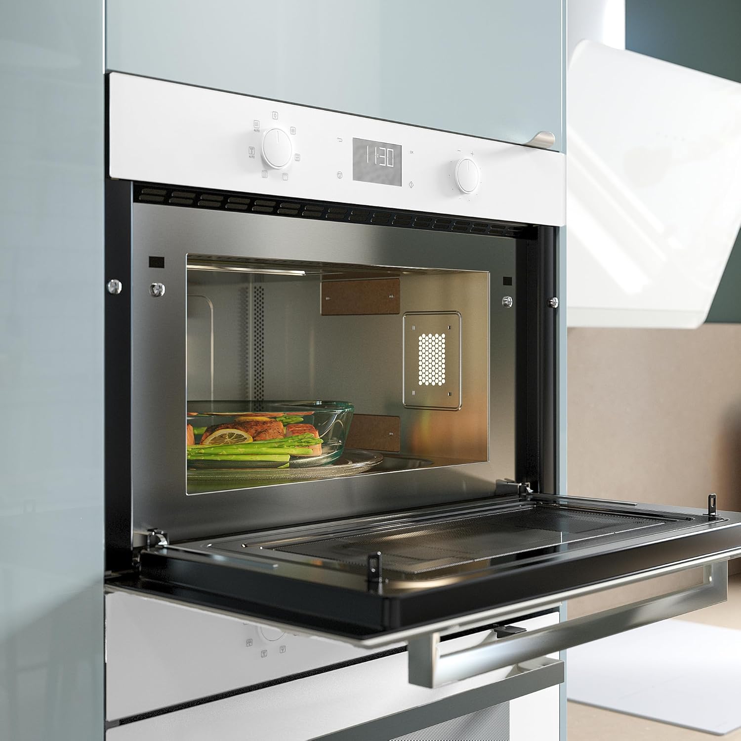 BEJUBLAD microwave oven, 500 white