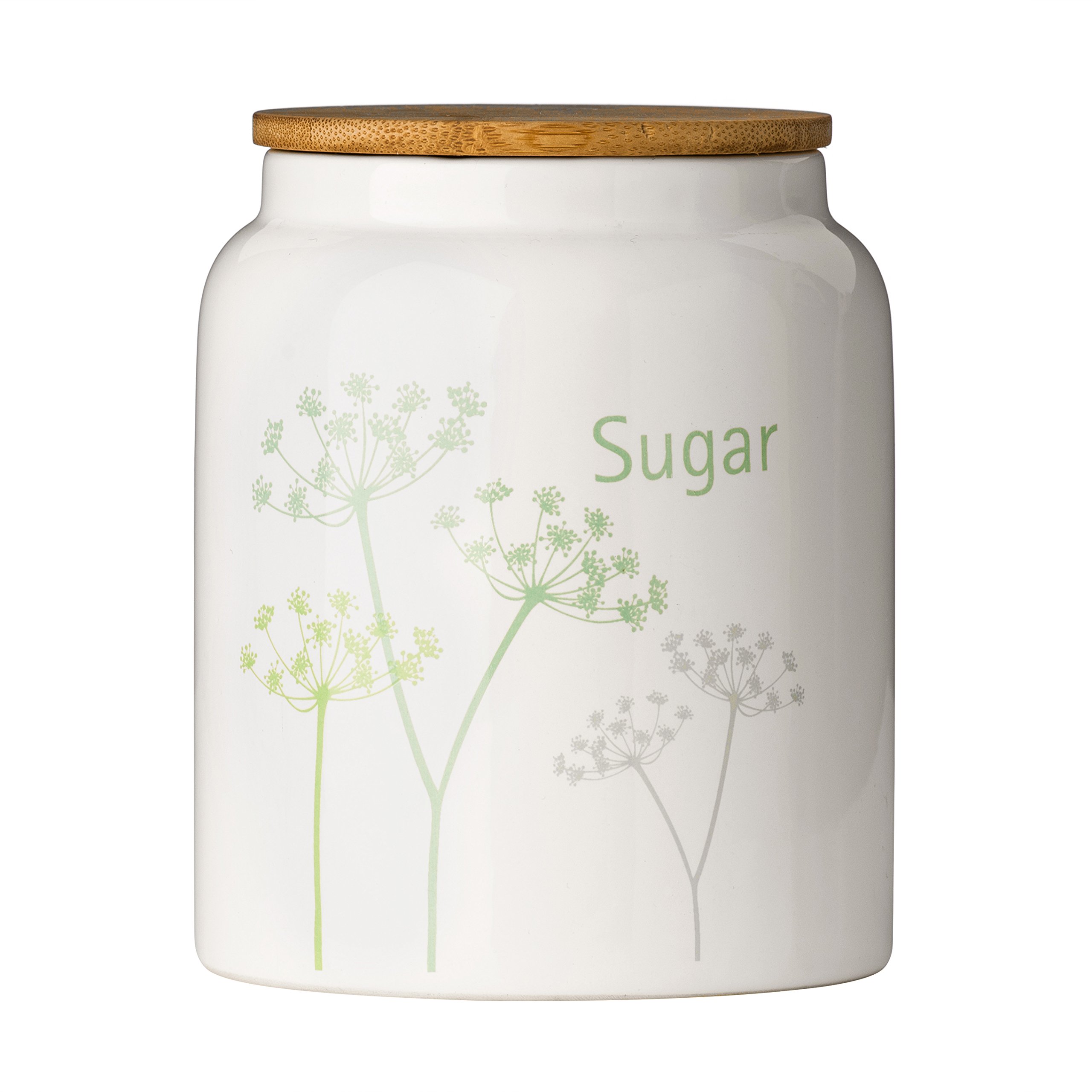 Premier Cream Housewares Cow Parsley Sugar Canister,