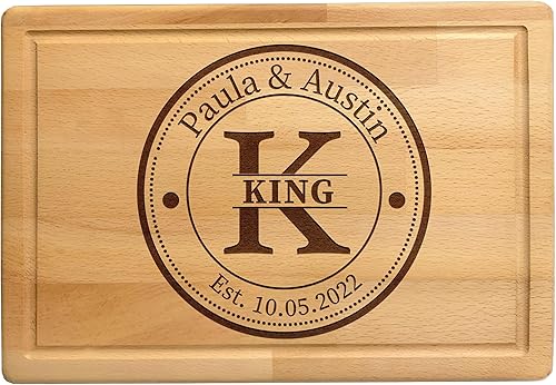 Personalized Cutting Board, Perfect Gifts for Couples or Parents, Customizable Christmas Gifts, Wedding, Anniversary, House Warming Gift Idea,