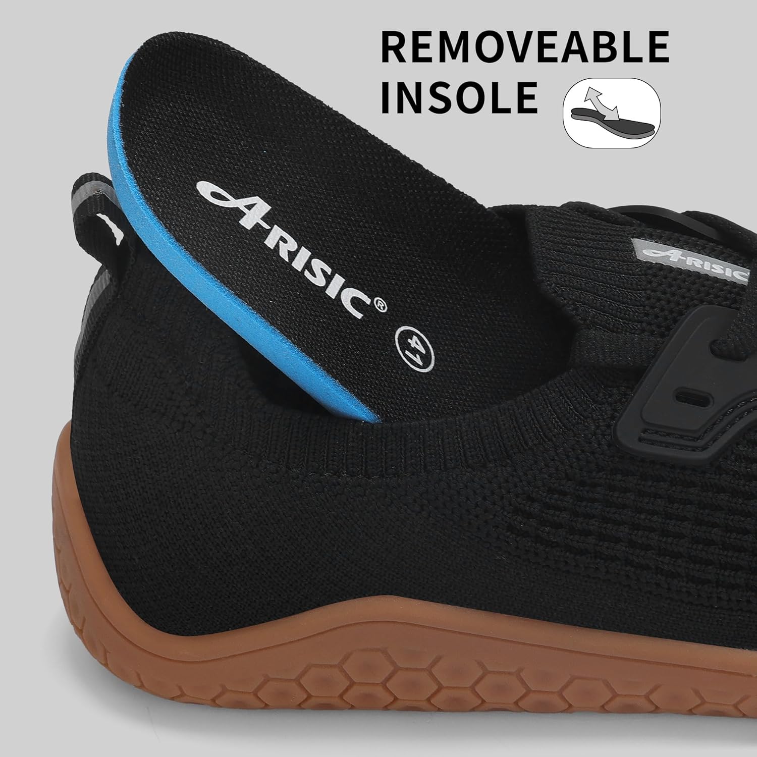 Men's Barefoot Running Shoes Minimalist Trail Sneakers Zero Drop Wide Toe Box Shoes for Men Deadlift Cross Gym Walking Training Shoes - Image 5