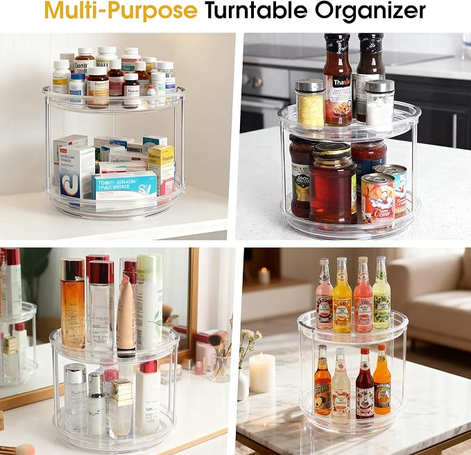 Organizador Giratorio de 2 Niveles para Medicinas miniatura 7