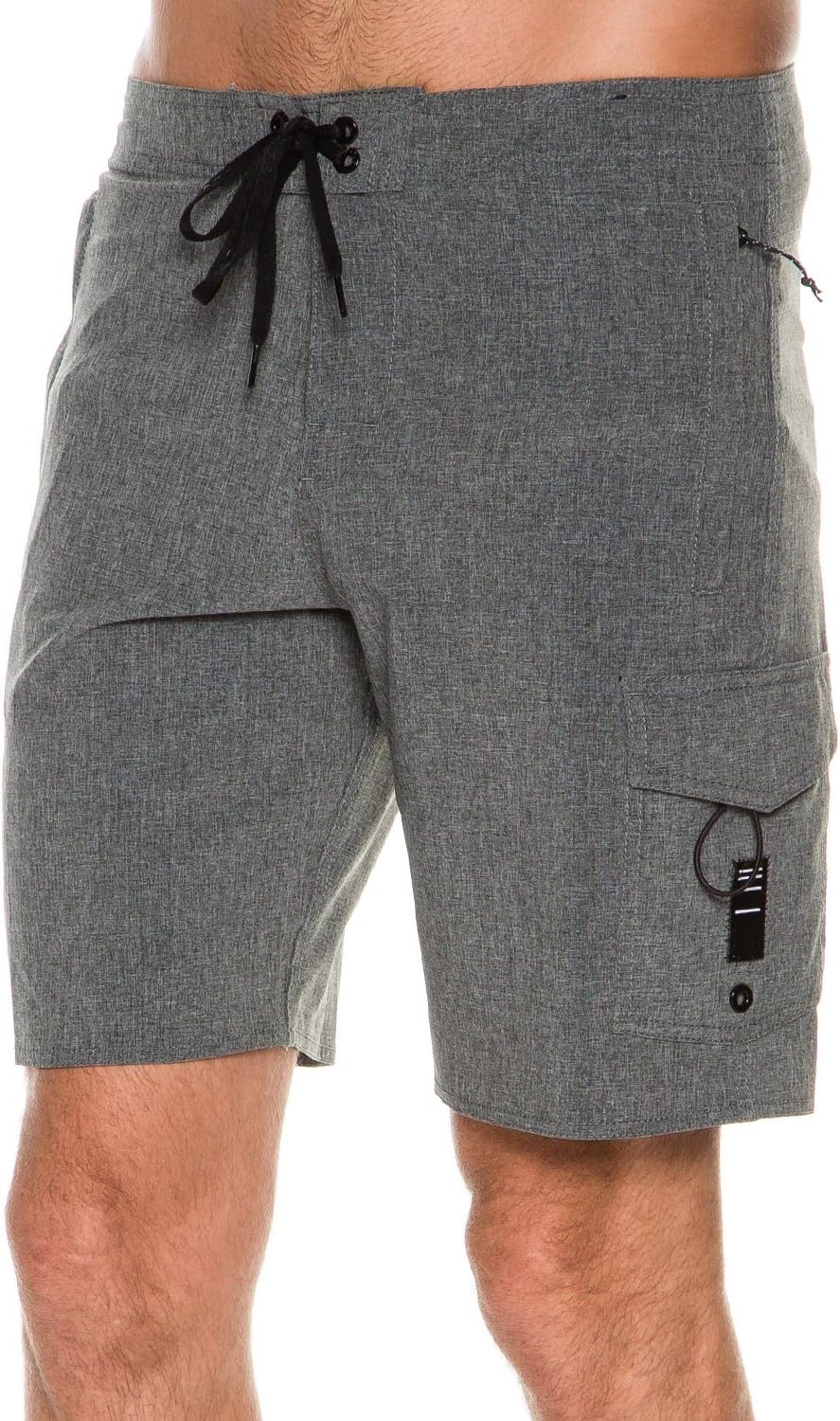 Depactus Long Range Hybrid Shorts - Black Heather - 36