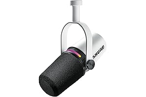 Shure MV7+ Podcast Dynamic Microphone: Professional Audio with Physical Mute Button