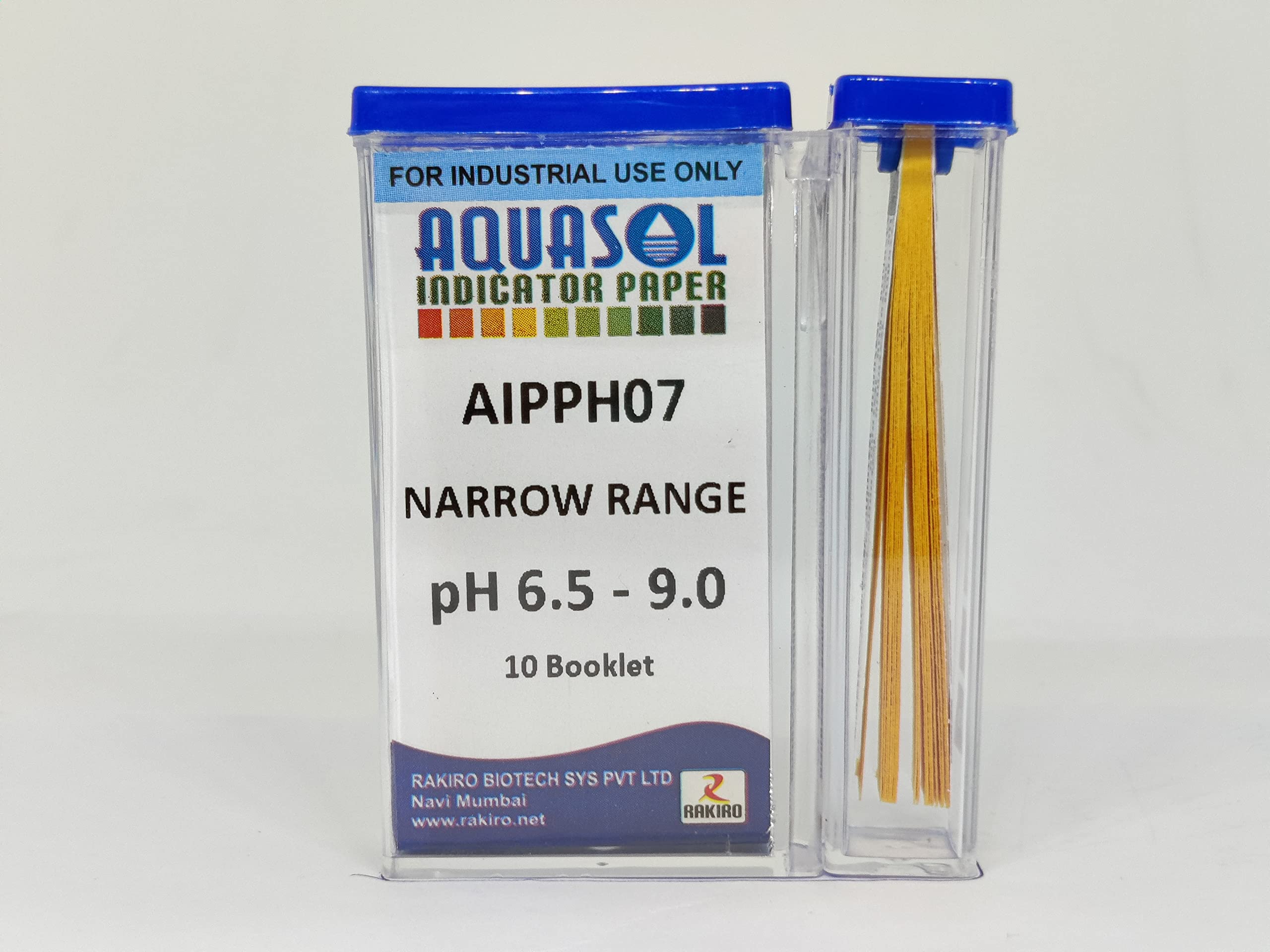 Aquasol PH Test Strip Indicator Paper Range pH 6.5-9.0