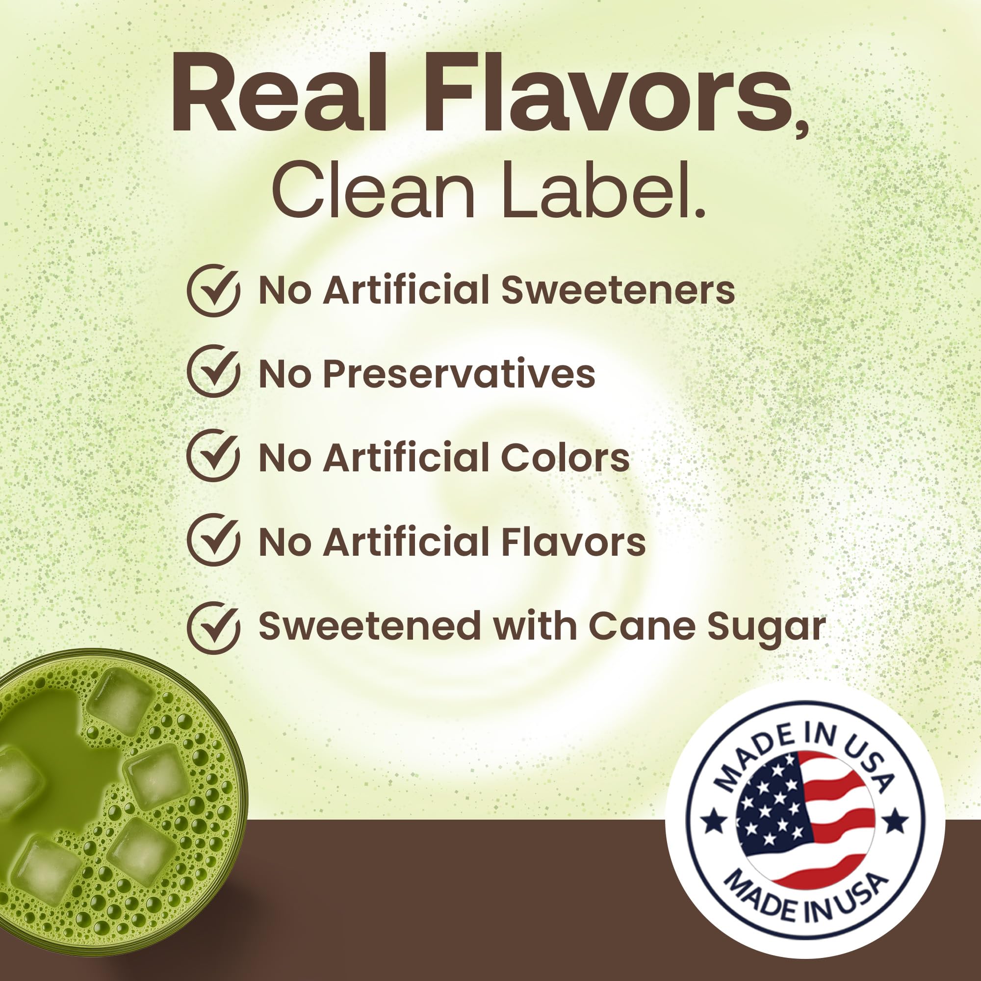 Dr Smoothie Caf Essentials Matcha Green Tea Latte No Artificial Colors Flavors or Sweeteners Shelf Stable 51mg of — view 4