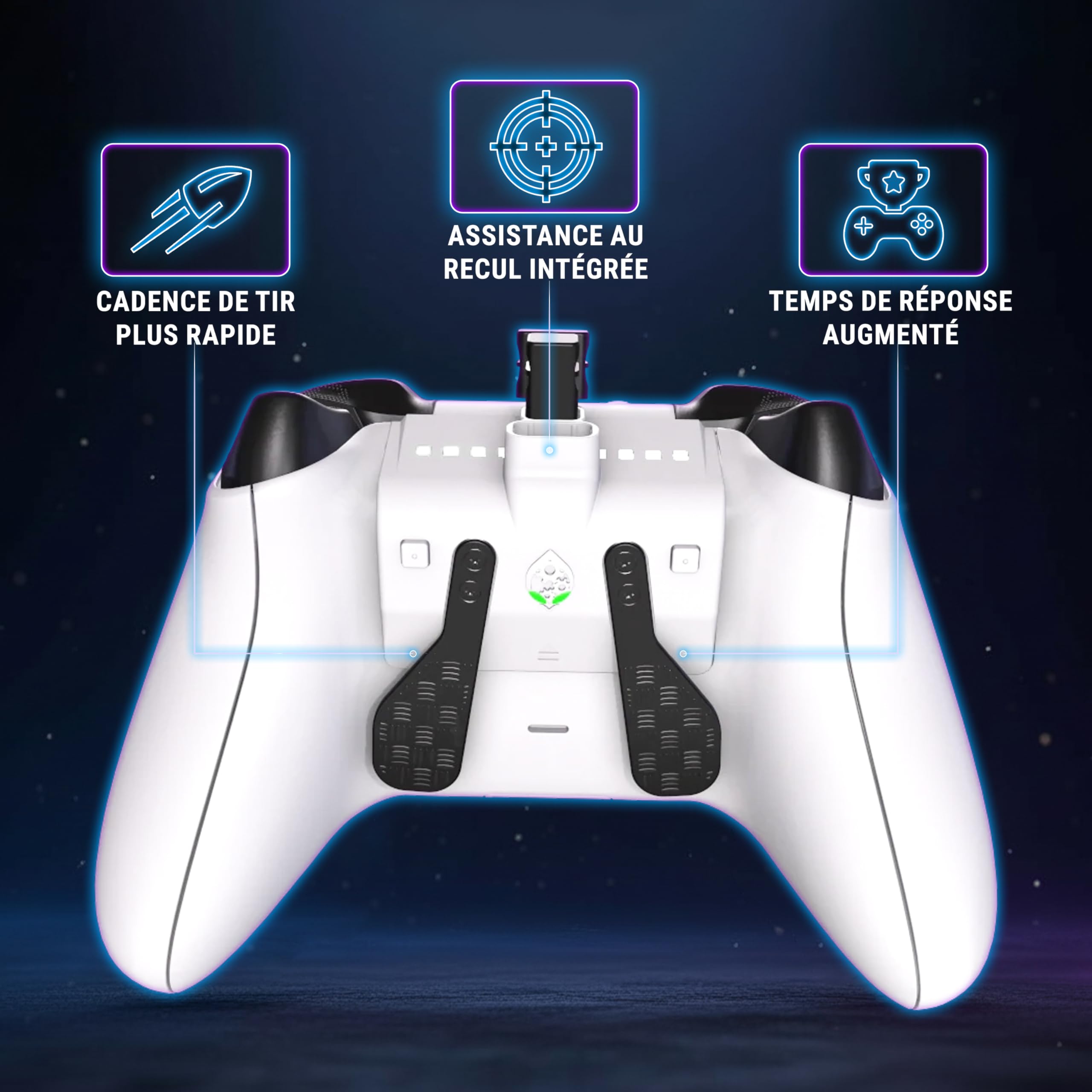 Collective Minds Strike Pack ‘Dominator’ pour manette Xbox câblée Kit MOD personnalisable avec 2 palettes arrière pour Xbox programmables Accessoire pro pour joueurs | Compatible Xbox Series X|Set One