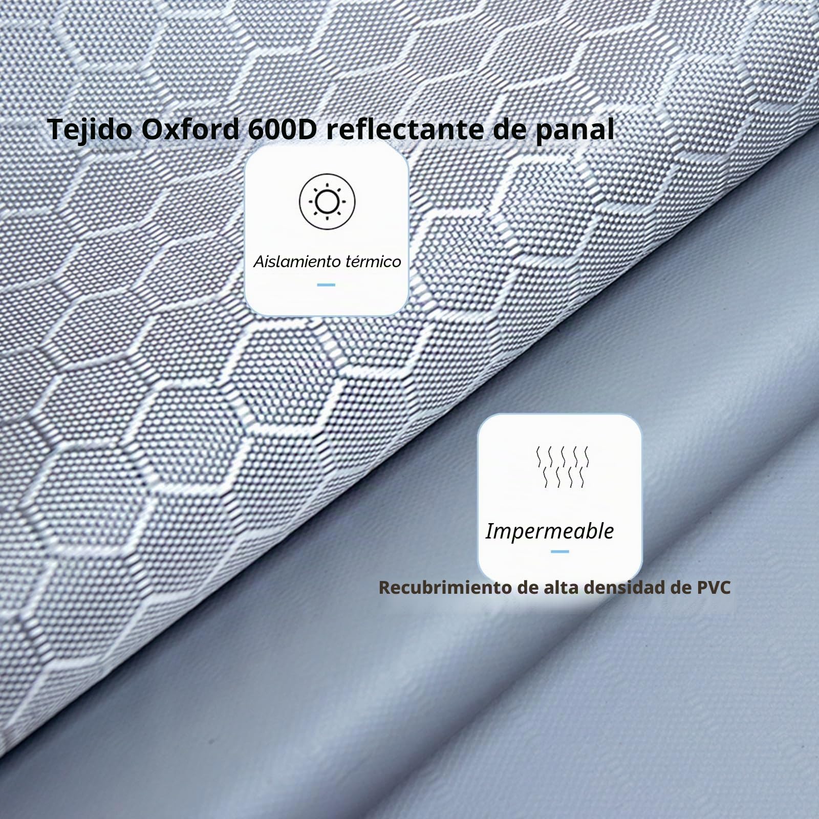 Fundas Aire Acondicionado Exterior, Tapa del Aire Acondicionado, Impermeable y a Prueba de Polvo, Protección Solar y Aislamiento Térmico, Tela Oxford 600D(Silver,100x43x80cm)