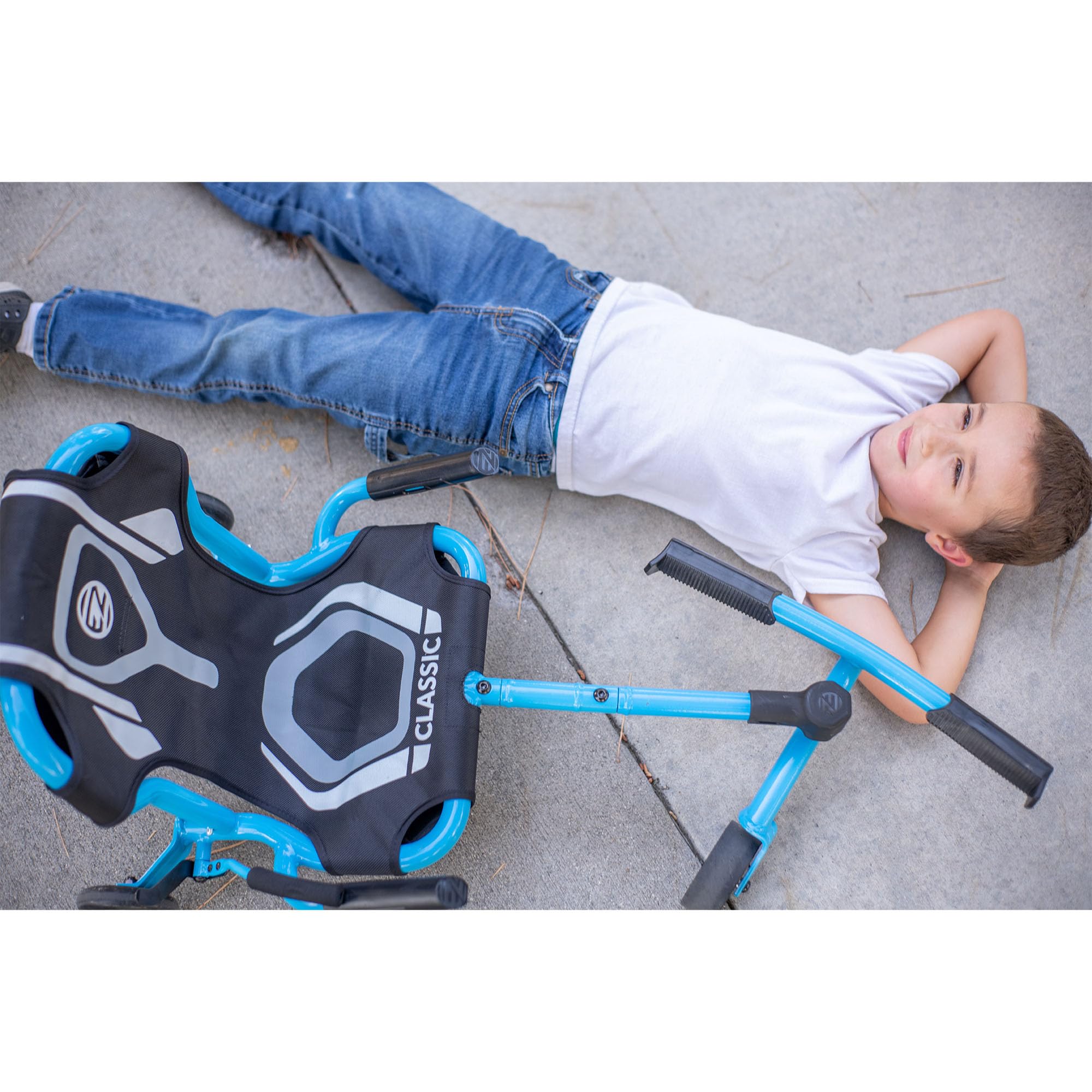 EzyRoller Classic X Go Kart Drift Trike para niños de 4 a 14 años | Triciclo Gokart hasta 70 kg | Vehículos Infantiles para Exteriores 1 Plaza, Capacidad de Carga hasta 70 kg (Rojo)