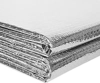 ToLanbbt Reflective Insulation Roll 23.6" x 10FT - 3MM Double Bubble Foil Thermal Shield with 60 Adhesive Tapes for Windows, RV, Attic