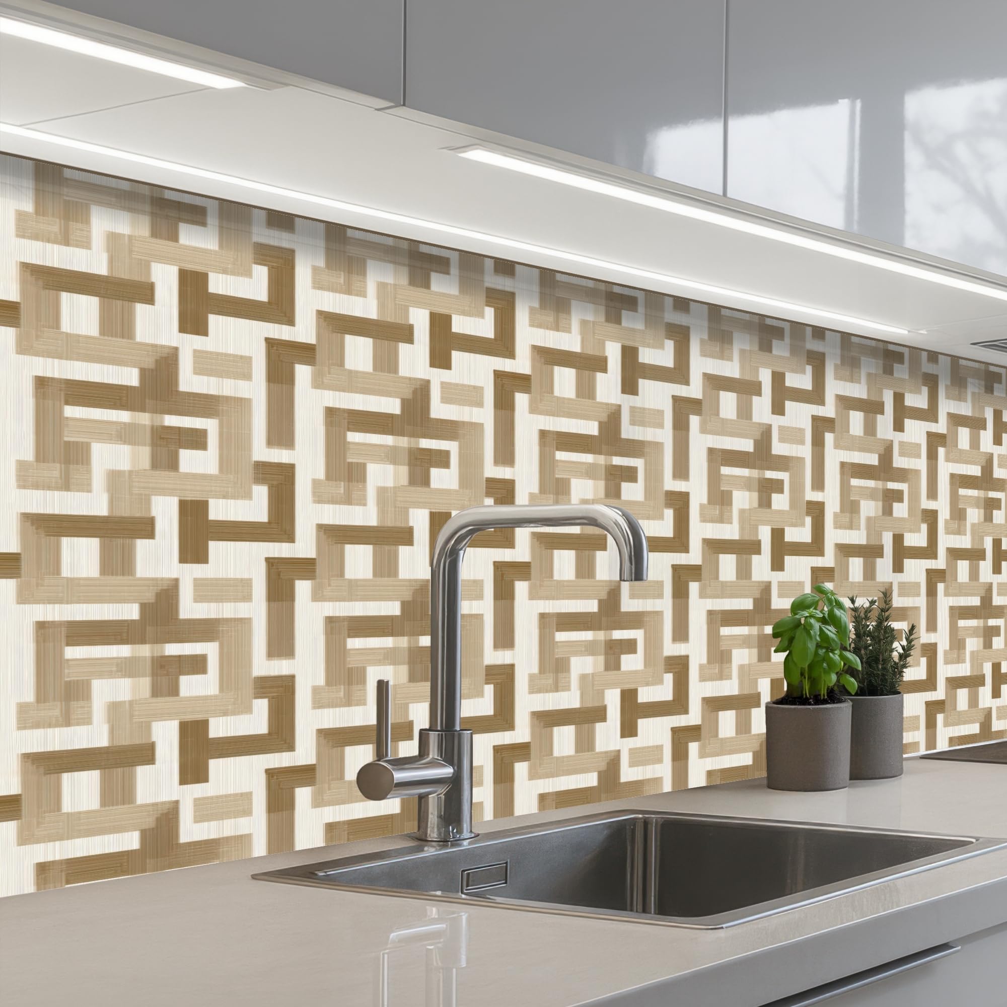 KitchenYeah© Splashback for Kitchen self-Adhesive Sink Splash Splatter