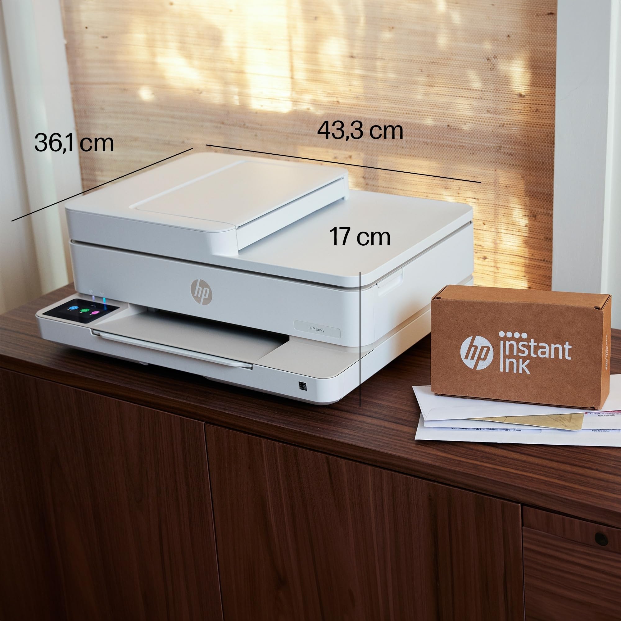 HP Envy 6520e 714N9B, Impresora multifunción de inyección de Tinta A4 a Color, impresión a Doble Cara automática, hasta 10 ppm, Conexión Wi-Fi, USB 2.0, ADF, fax, 3 Meses Instant Ink