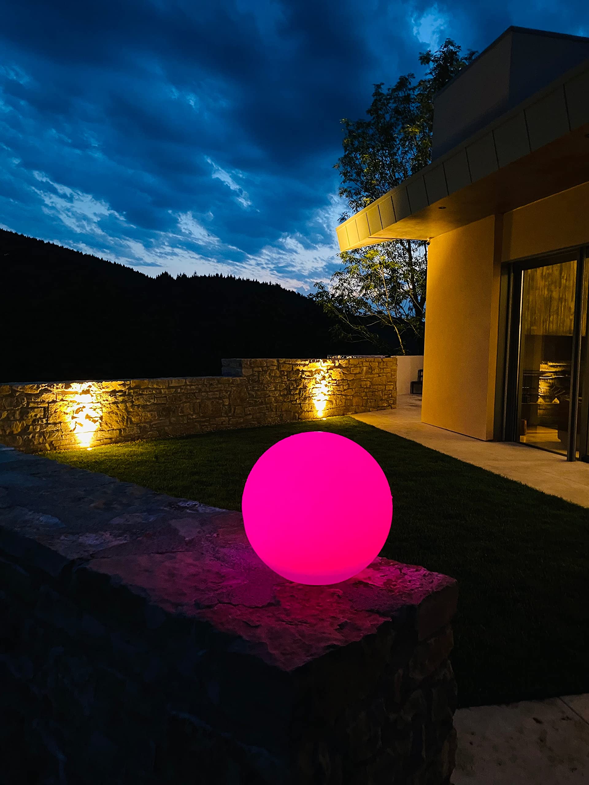 Sfera luminosa senza fili galleggiante a LED D30CM BOBBY C30