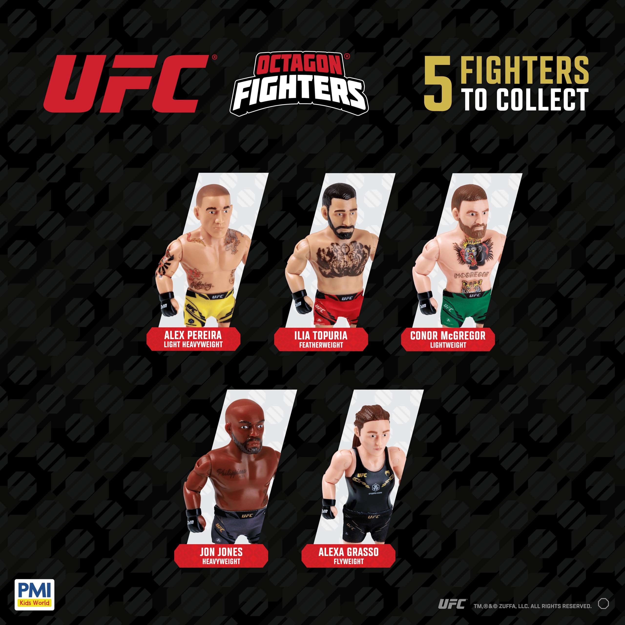 UFC 4.5-Inch Articulated Action Figure – Alex Pereira with