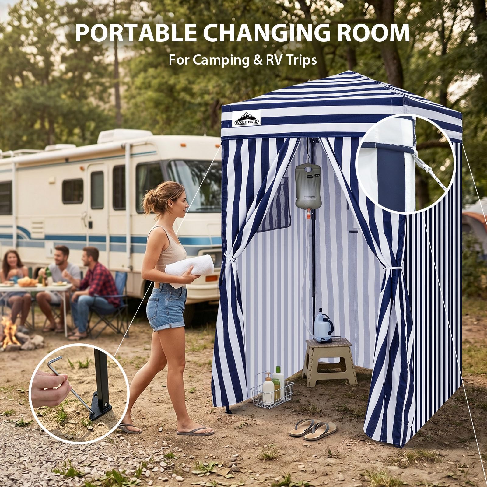 EAGLE PEAK Toldo Plegable Plegable Ultra Compacto Flex