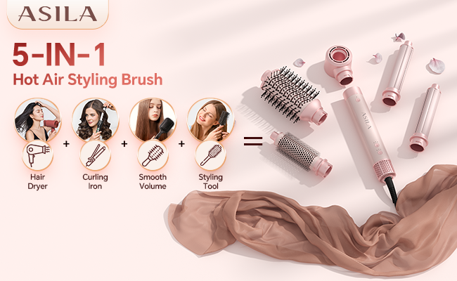 Amazon.com: ASILA Hair Dryer Brush, 5 in 1 Professional Hot Air