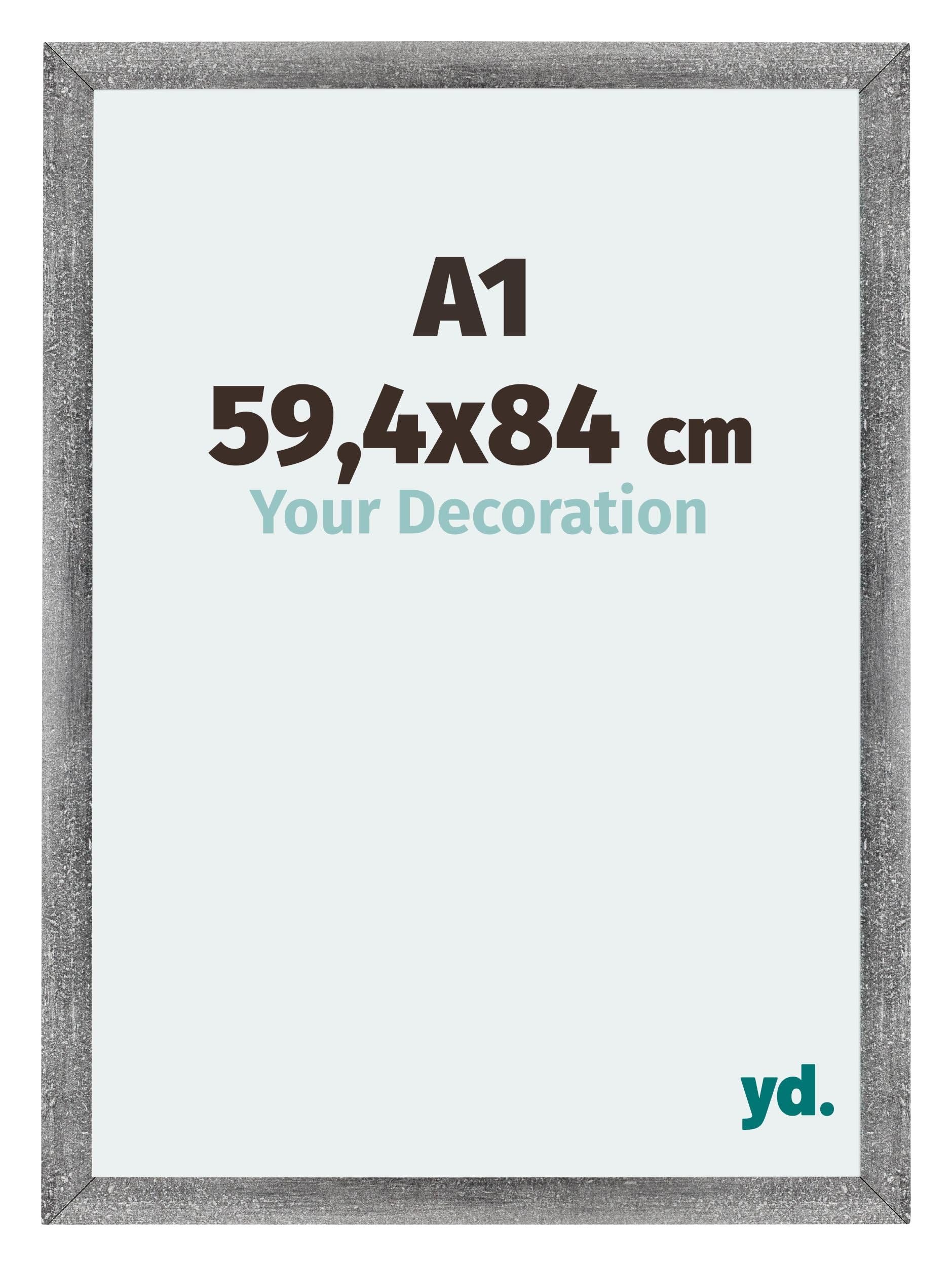 Your Decoration - Puzzle frame A1 59,4x84 - Gray Swept - Puzzle frame 1500-2000 Pieces - MDF Photoframe - Mura