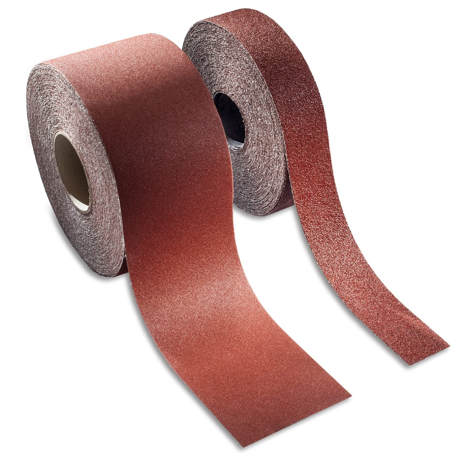 Beta 11495 - Rotolo carta abrasiva manuale al corindone ad alta resistenza, carta abrasiva ferro, legno, vernici, ecc. grana 180 - h 120 mm x 25 m