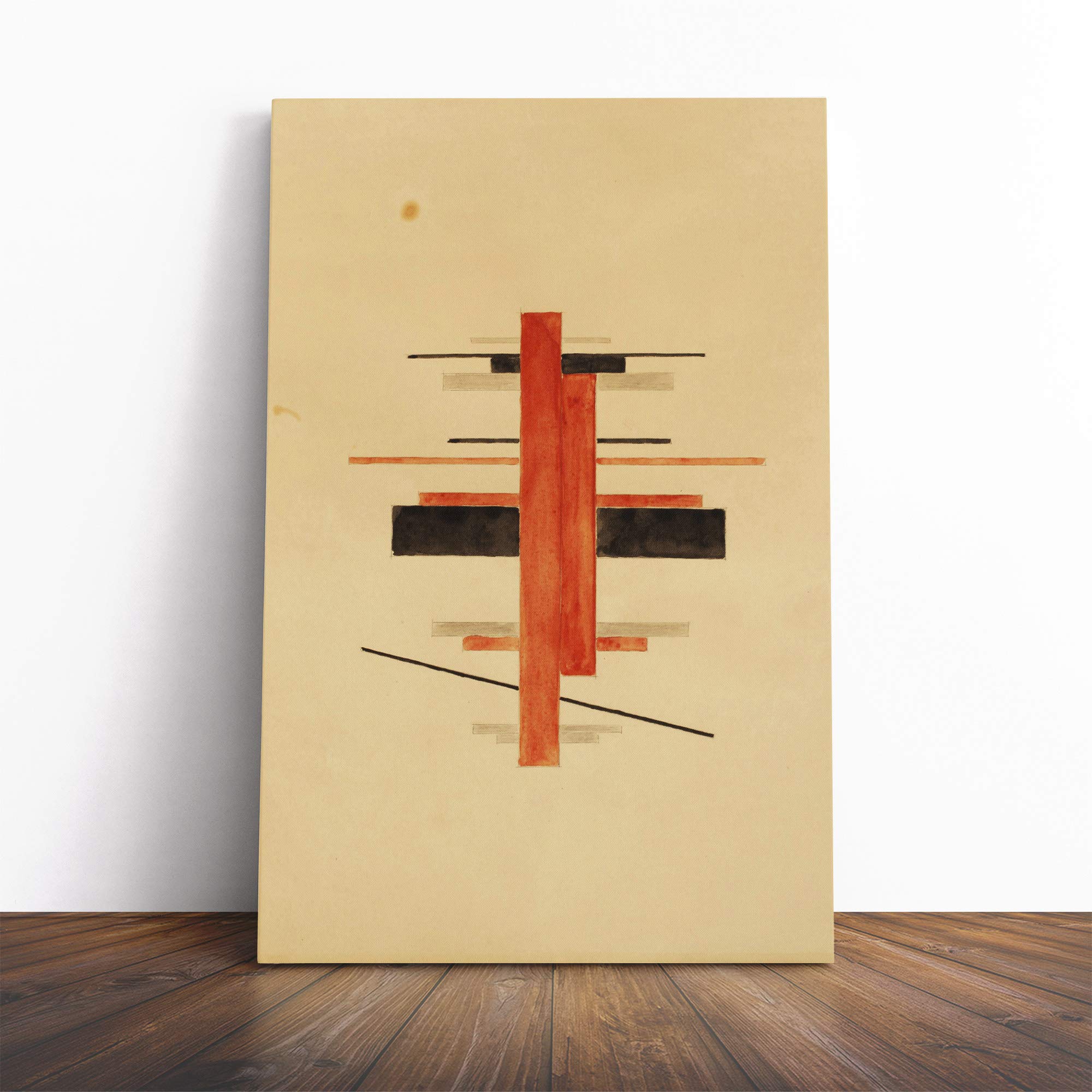 Ilya Chashnik Composition Canvas Print | Gallery Wrapped 30mm Frame Wall Art | 30x20 inches | Ready to Hang | Modern Picture | Living Room Bedroom Lounge Office