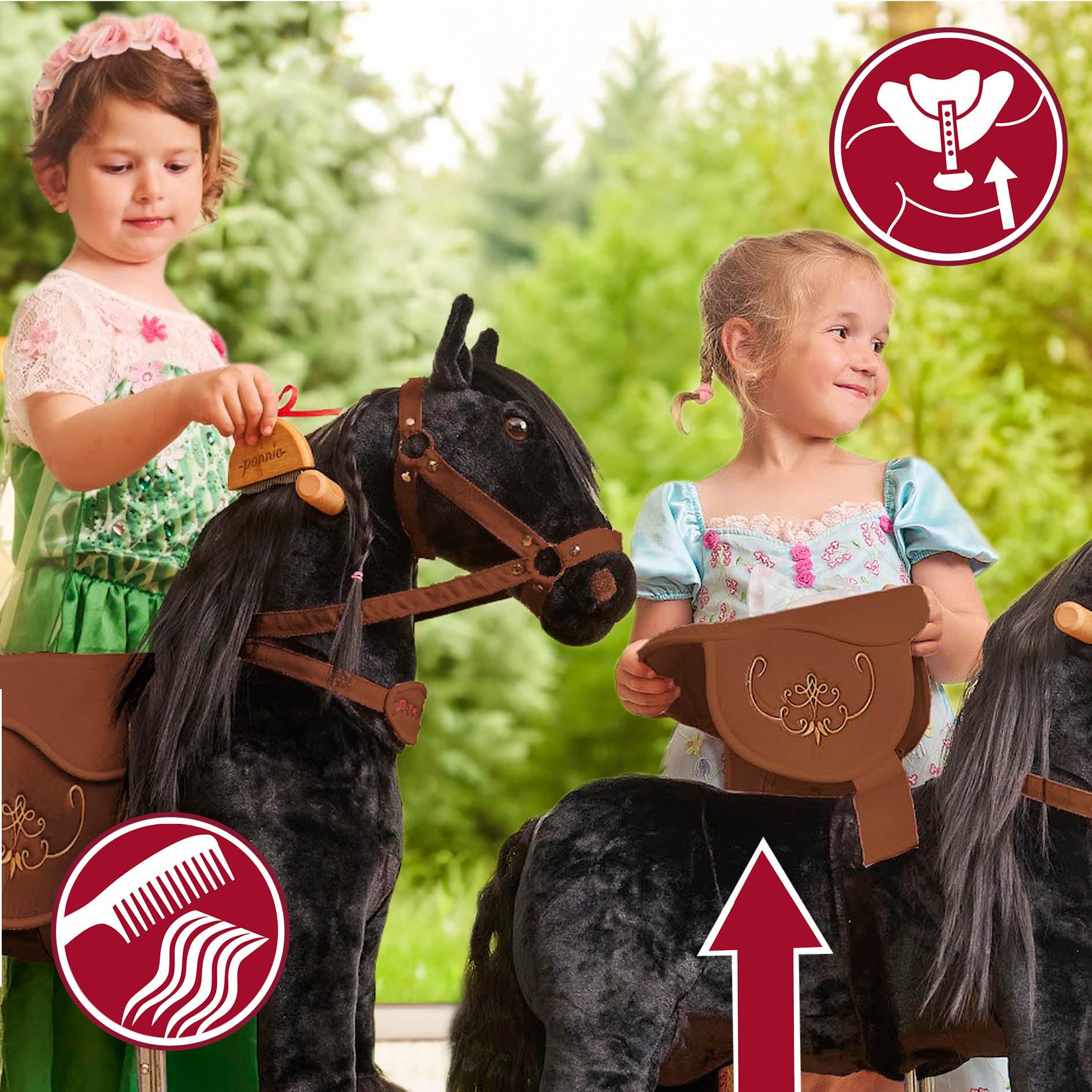 PONNIE Ponnie Ebony S koń jeździecki