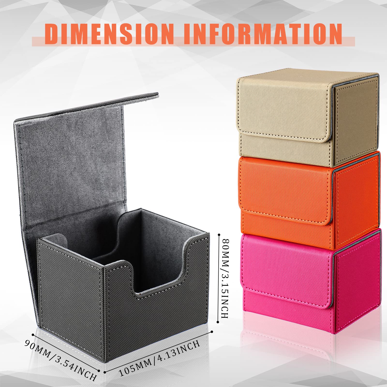 TCG Card Organizer With Dividers Premium TCG Card Deck Box - 2-Row Storage With Leather Exterior & Magnetic Closure For MTG, Yu-Gi-Oh! Deck Box Mtg TCG Card Organizer With Dividers Premium TCG Card Deck Box - 2-Row Storage With Leather Exterior & Magnetic Closure For MTG, Yu-Gi-Oh! Deck Box Mtg