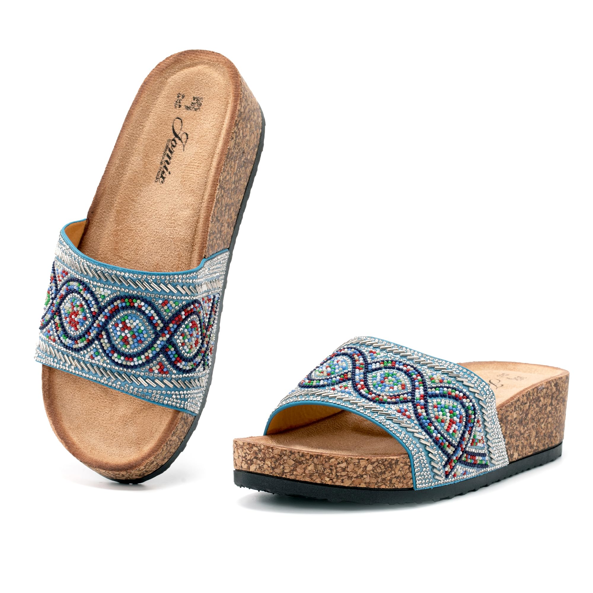 Ciabatte Estive JOMIX Donna - Suola In Sughero, Punta Aperta, Antiscivolo, Comode - Foto 8