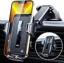 VANMASS 2025 Upgraded Car Phone Holder, [85+LBS Strongest Suction] Patent Safety Cell Phone Mount Windshield Dashboard Vent Truck Accessories Stand Cradle for iPhone 17 Pro Max 16 15 14 13 Android